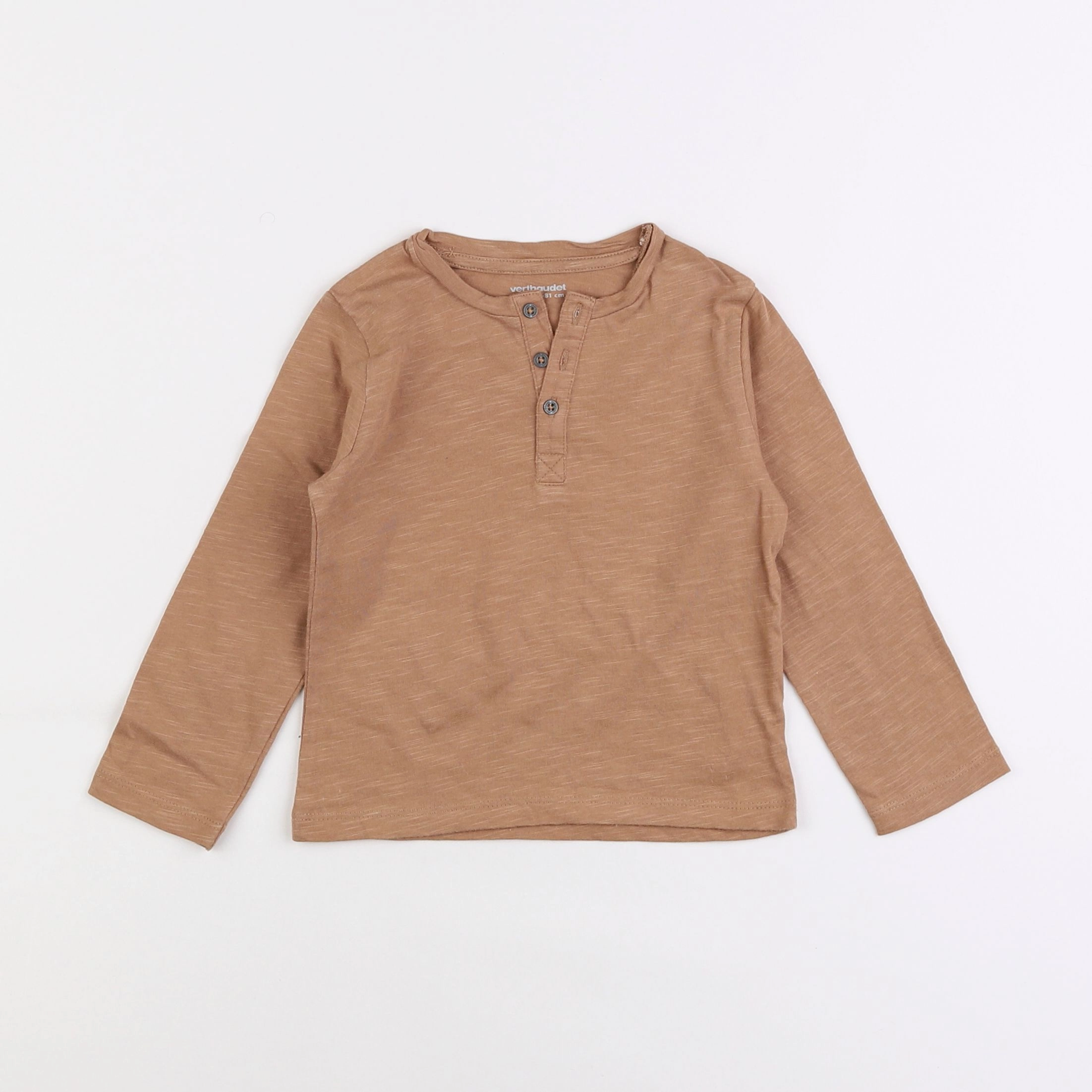 Vertbaudet - tee-shirt marron - 18 mois