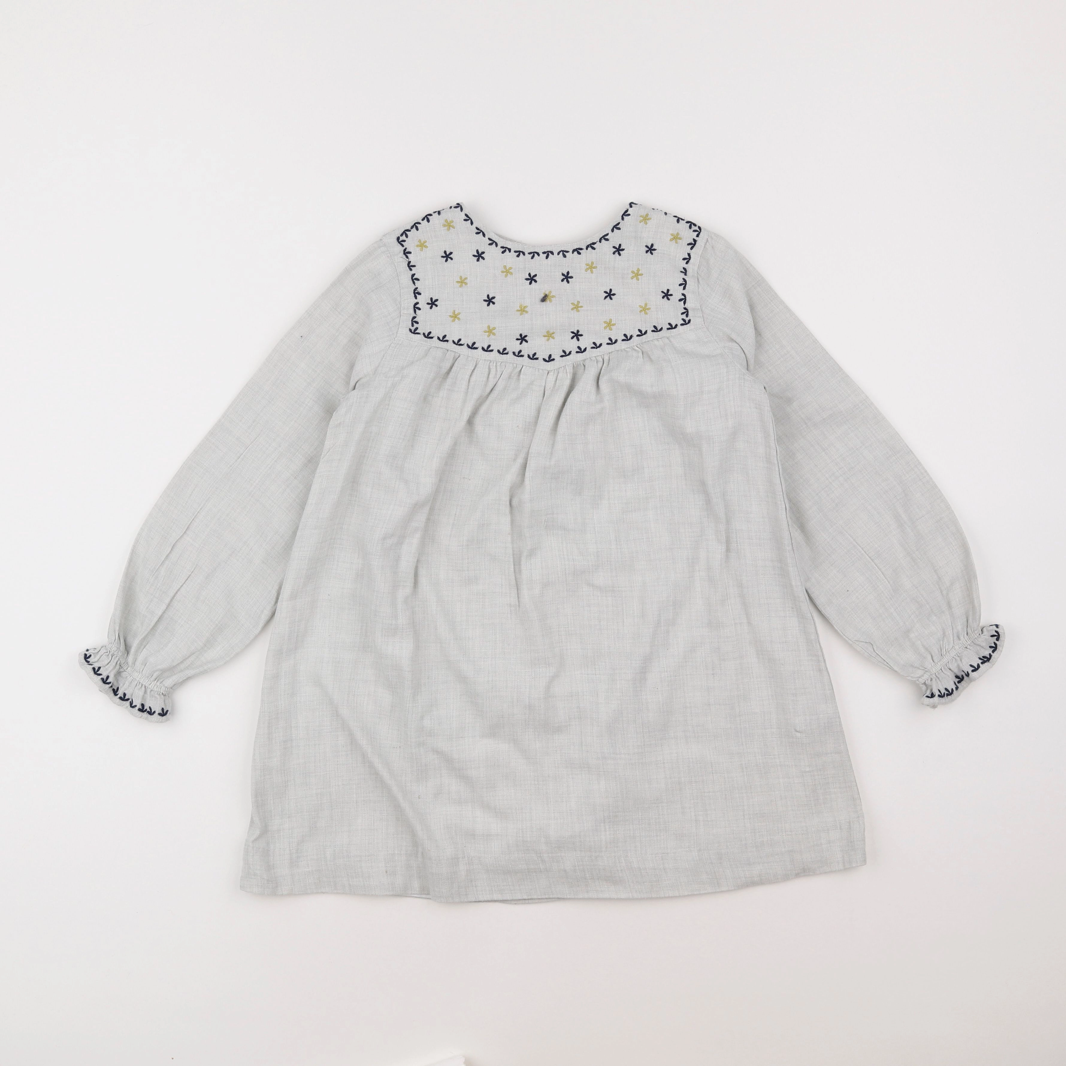 Gocco - robe gris - 7/8 ans