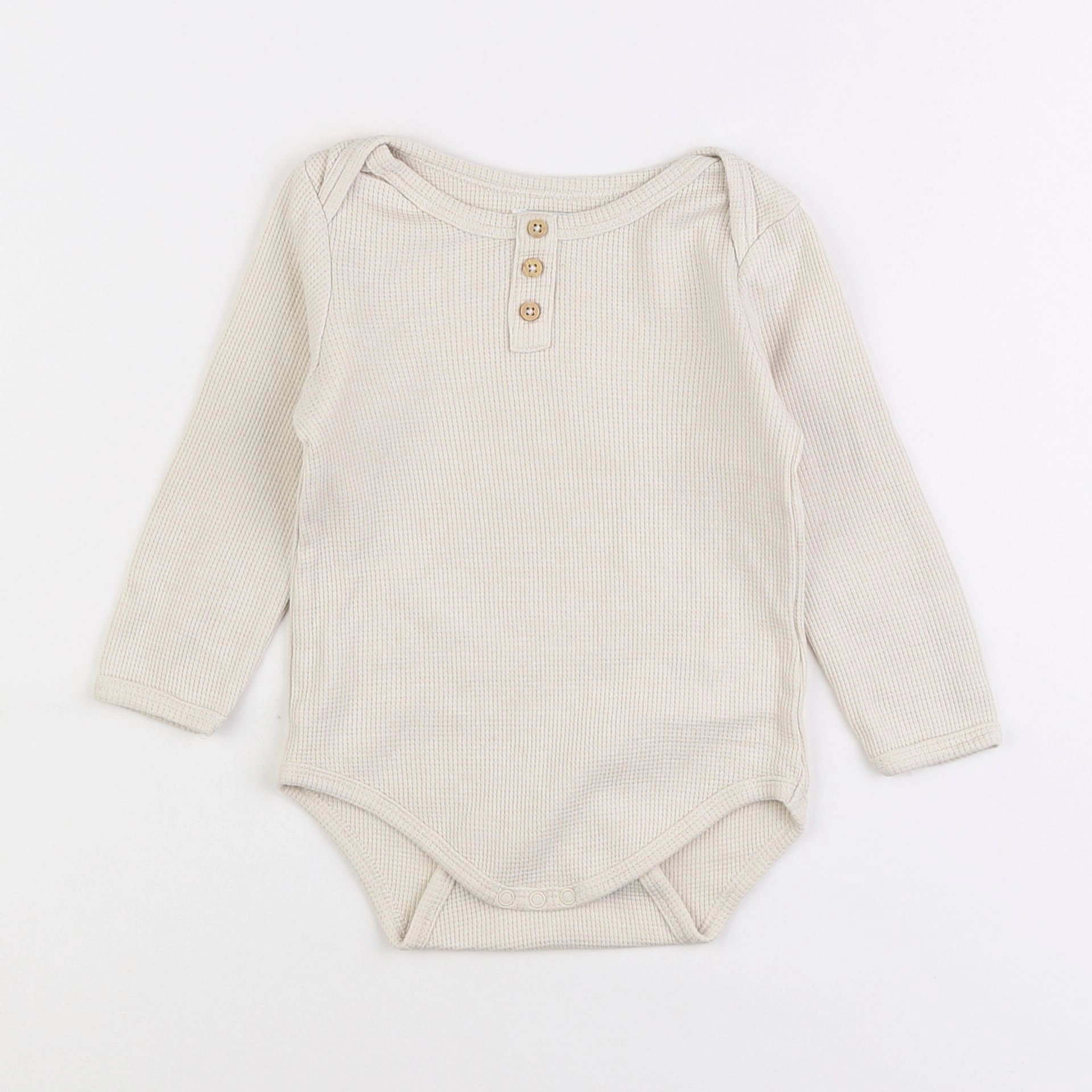 Vertbaudet - body beige - 18 mois