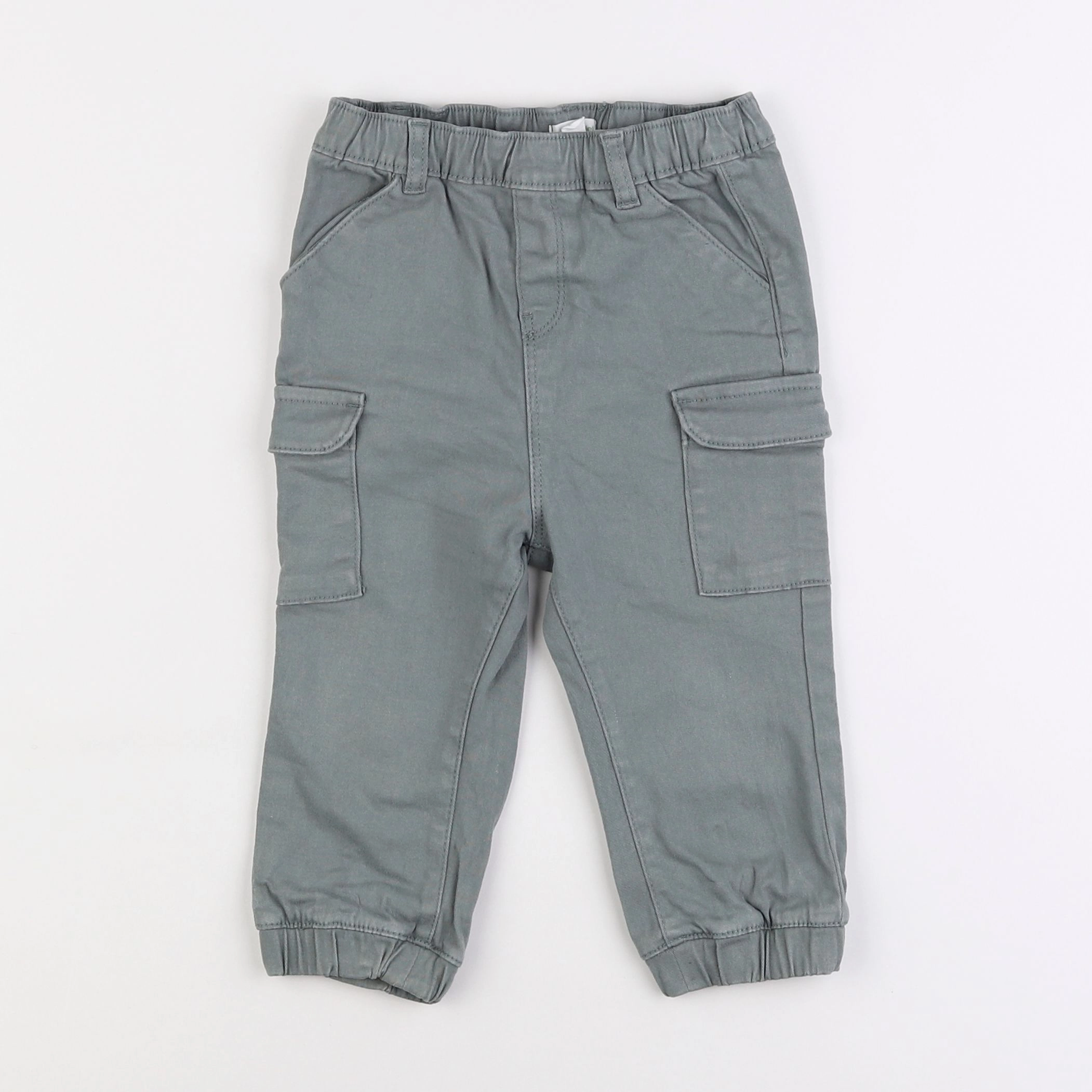 Vertbaudet - pantalon vert - 2 ans