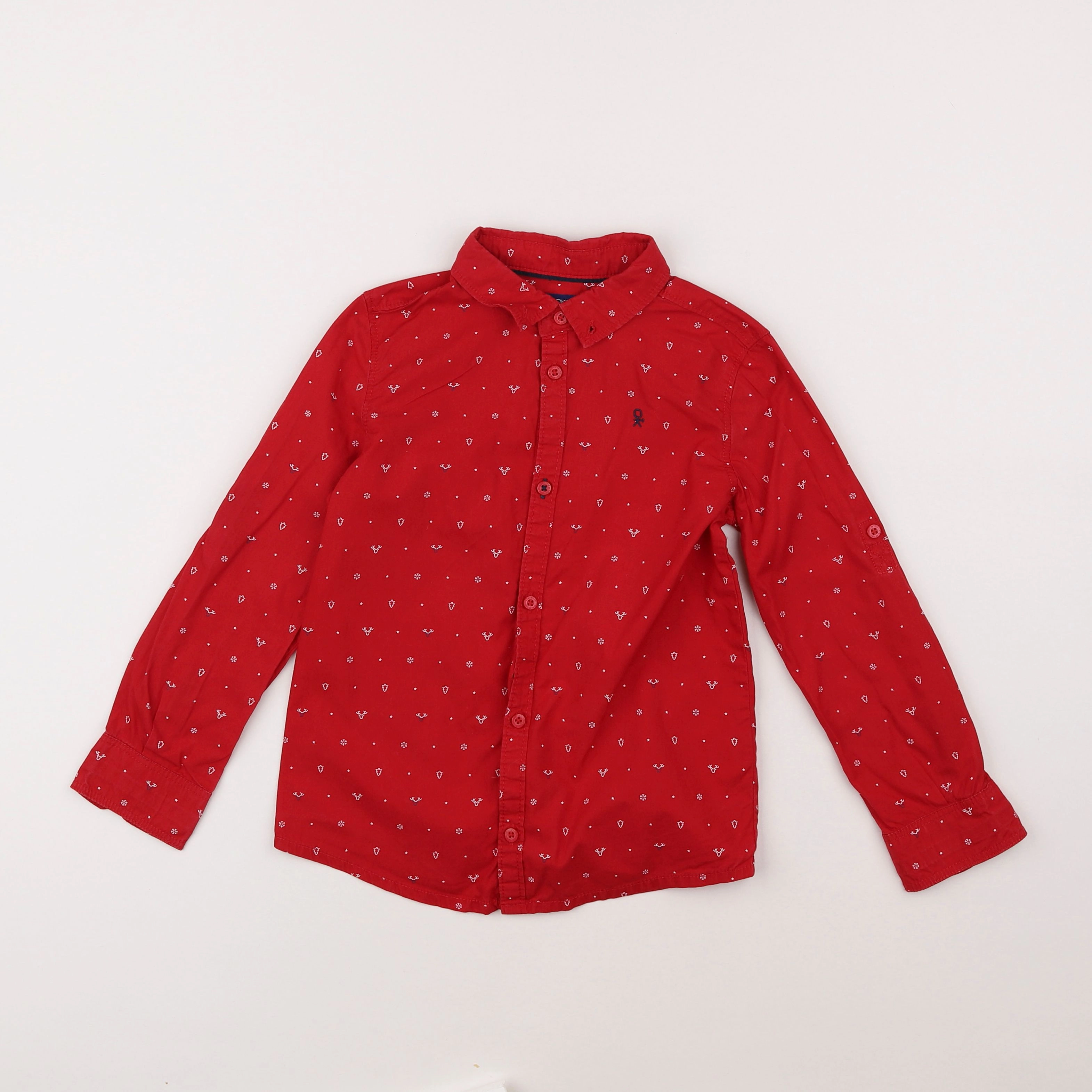 Okaidi - chemise rouge - 6 ans