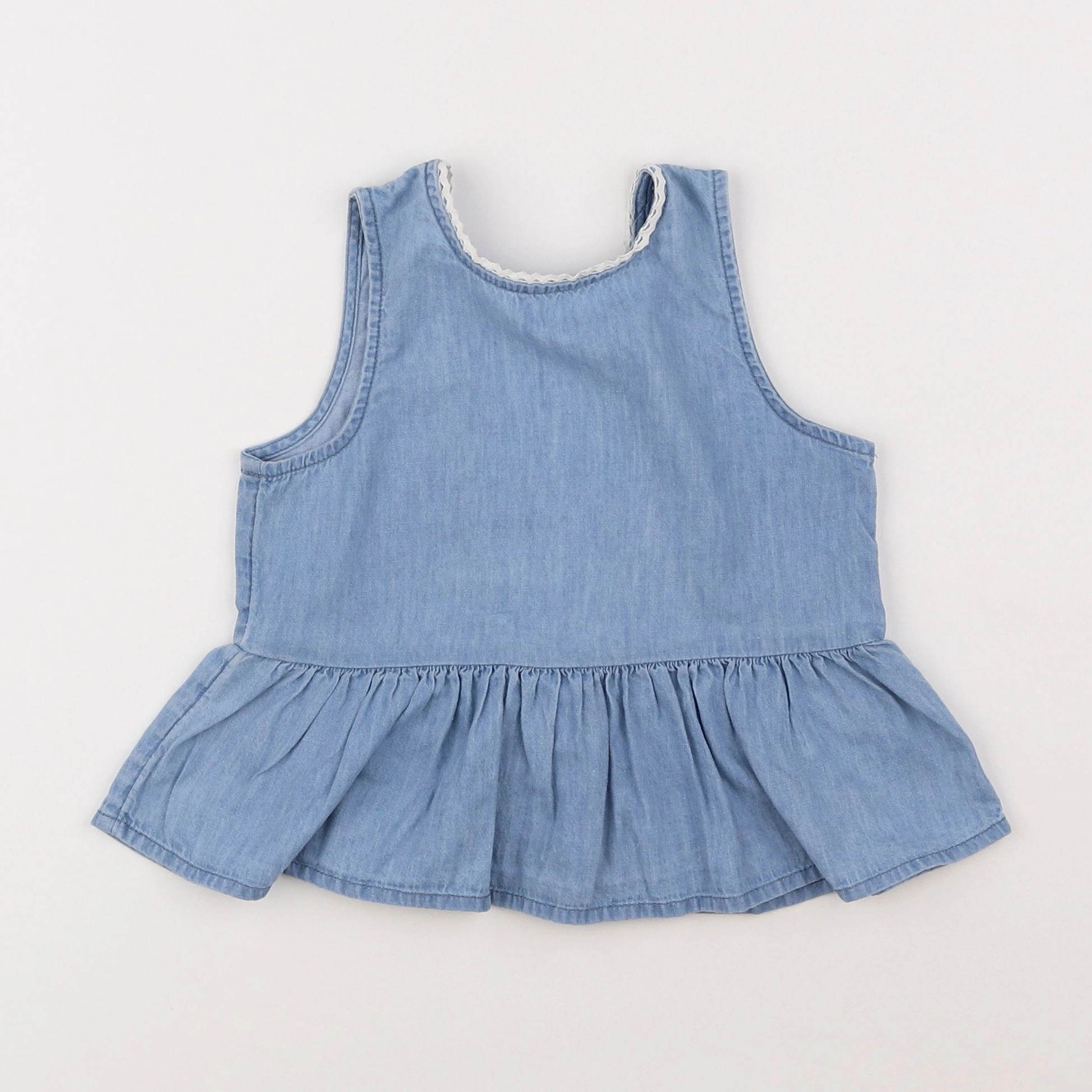 La Redoute - blouse bleu - 3 ans