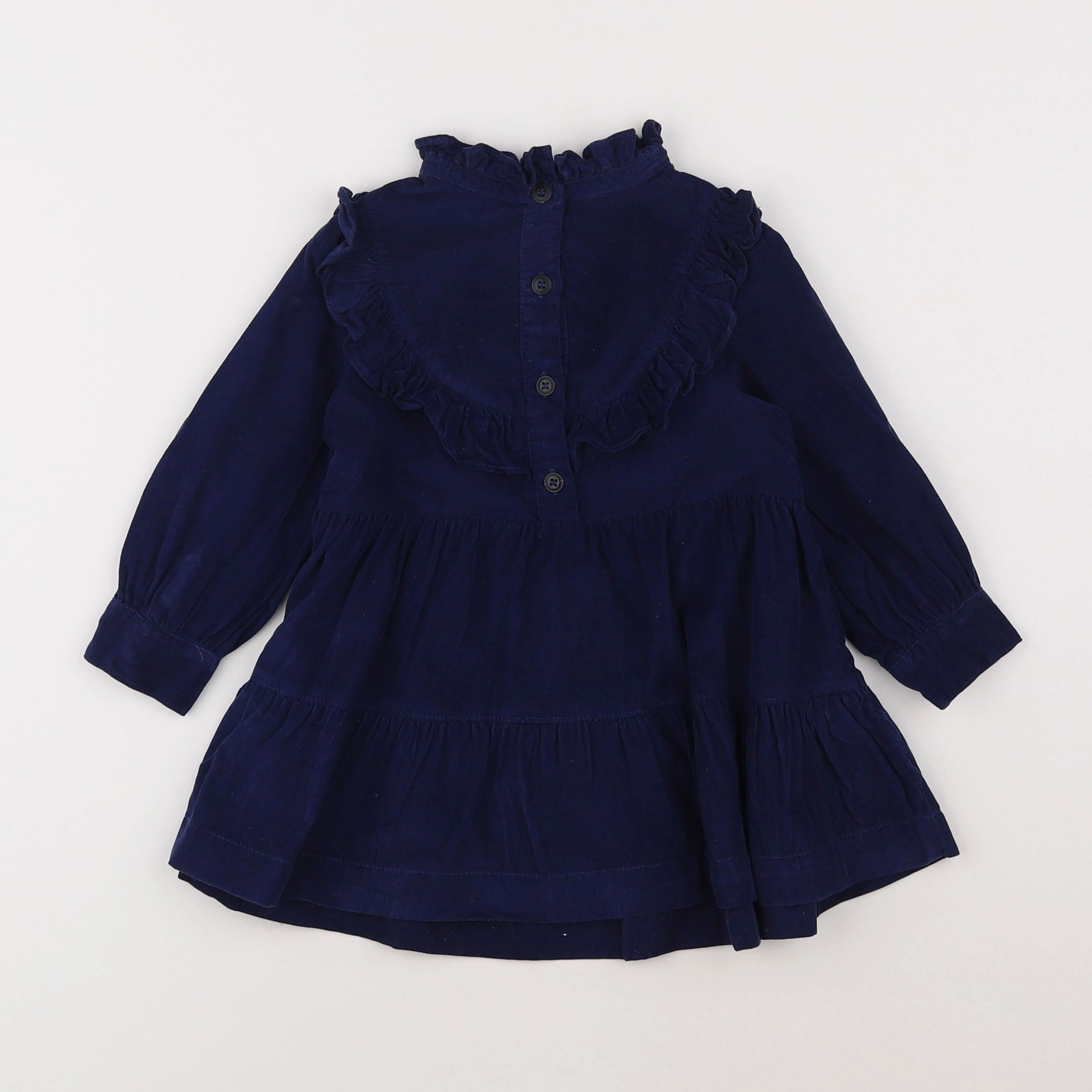 Petit Bateau - robe bleu - 3 ans