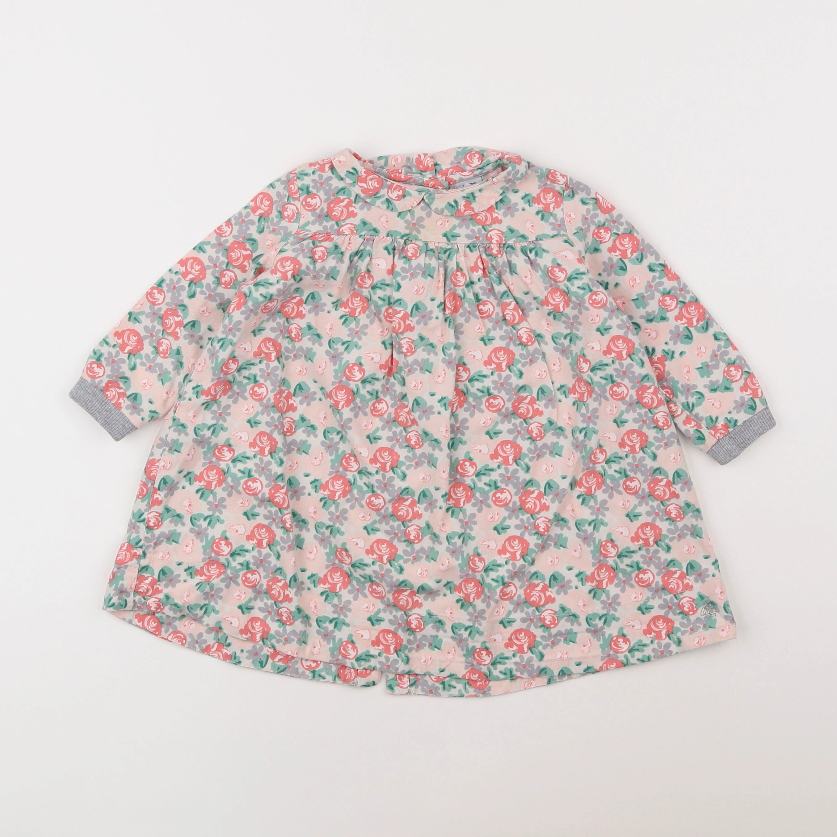 Petit Bateau - robe rose - 18 mois