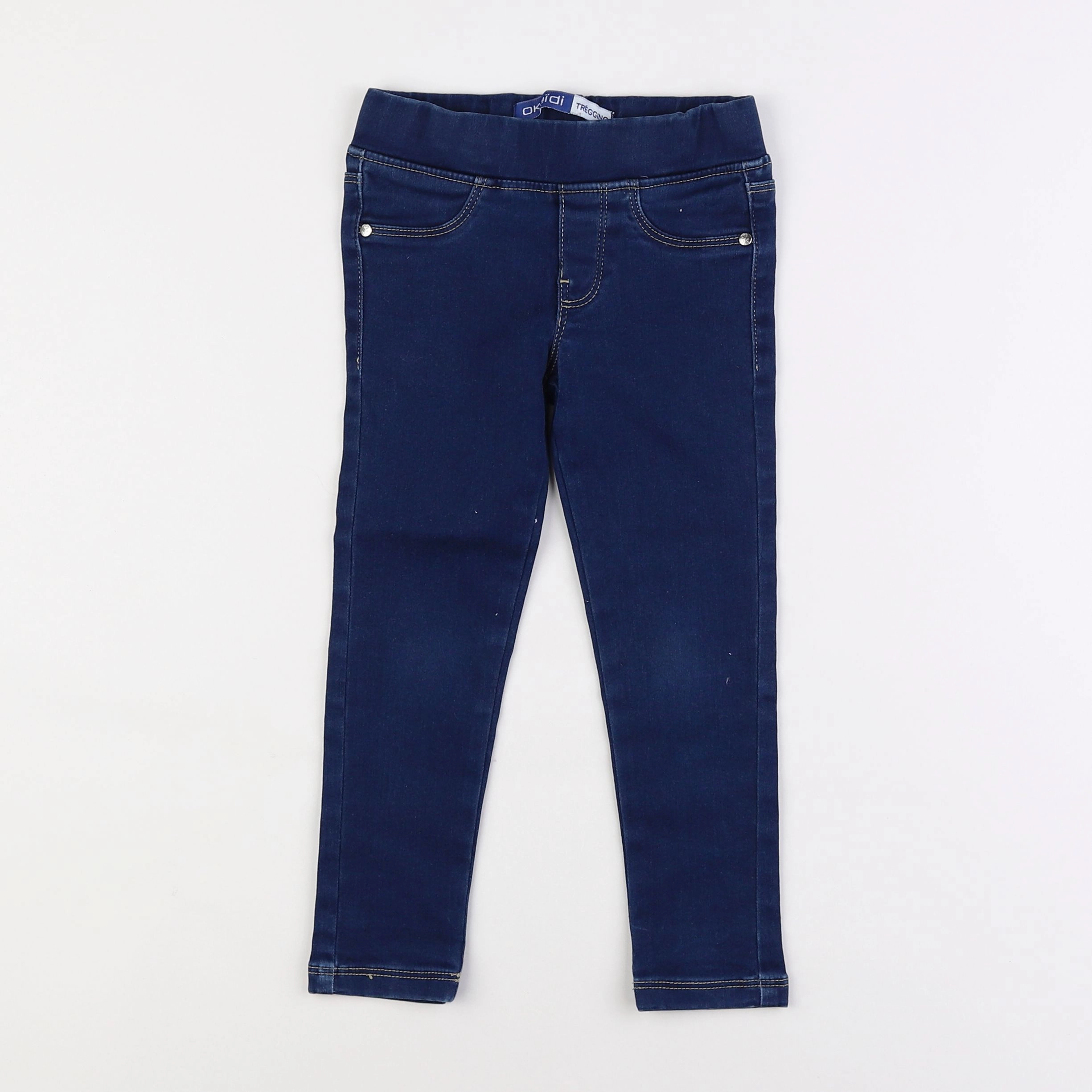 Okaidi - jegging bleu - 4 ans