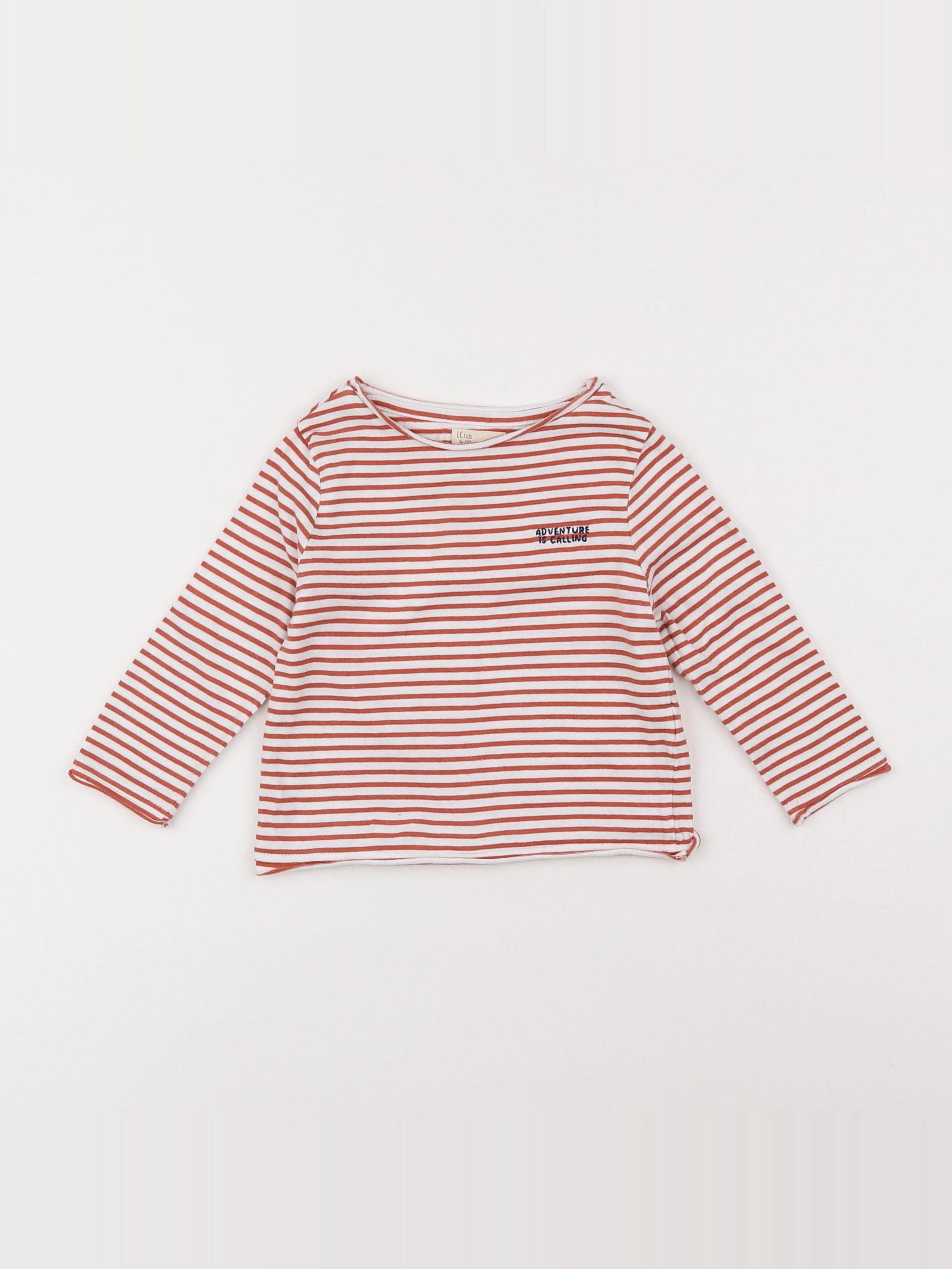 Little Cigogne - tee-shirt rouge - 18 mois