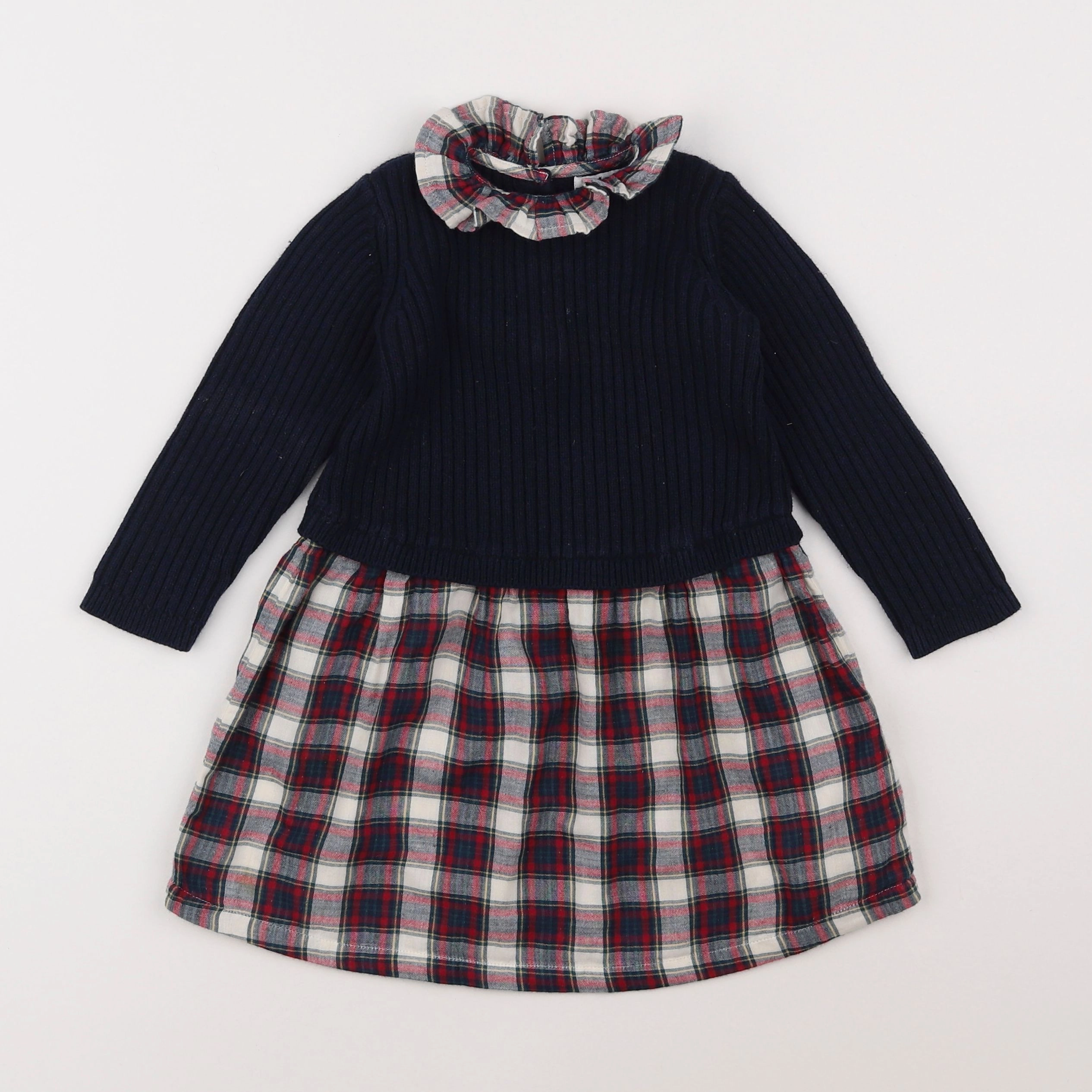 Cyrillus - robe bleu - 2 ans