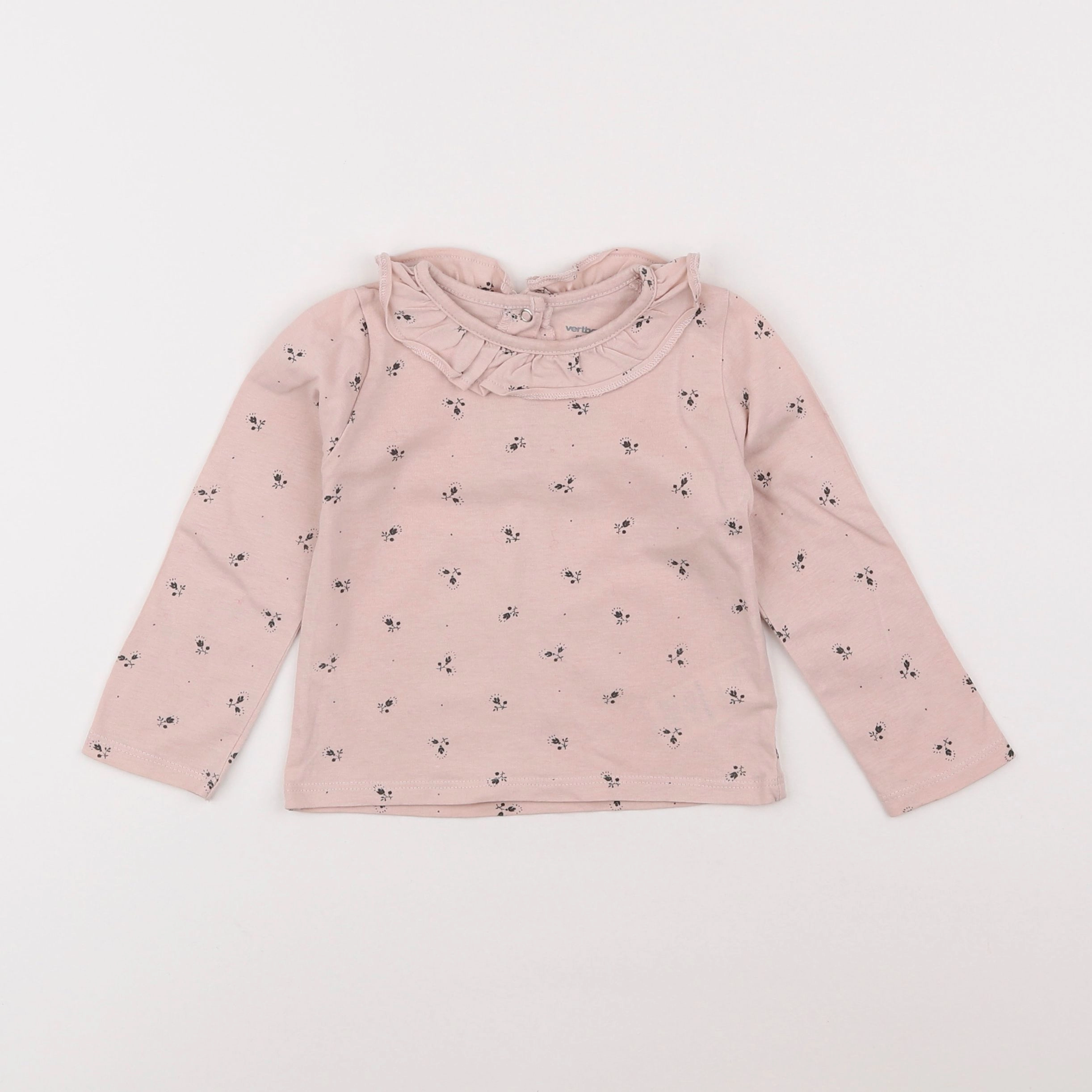 Vertbaudet - tee-shirt rose - 18 mois