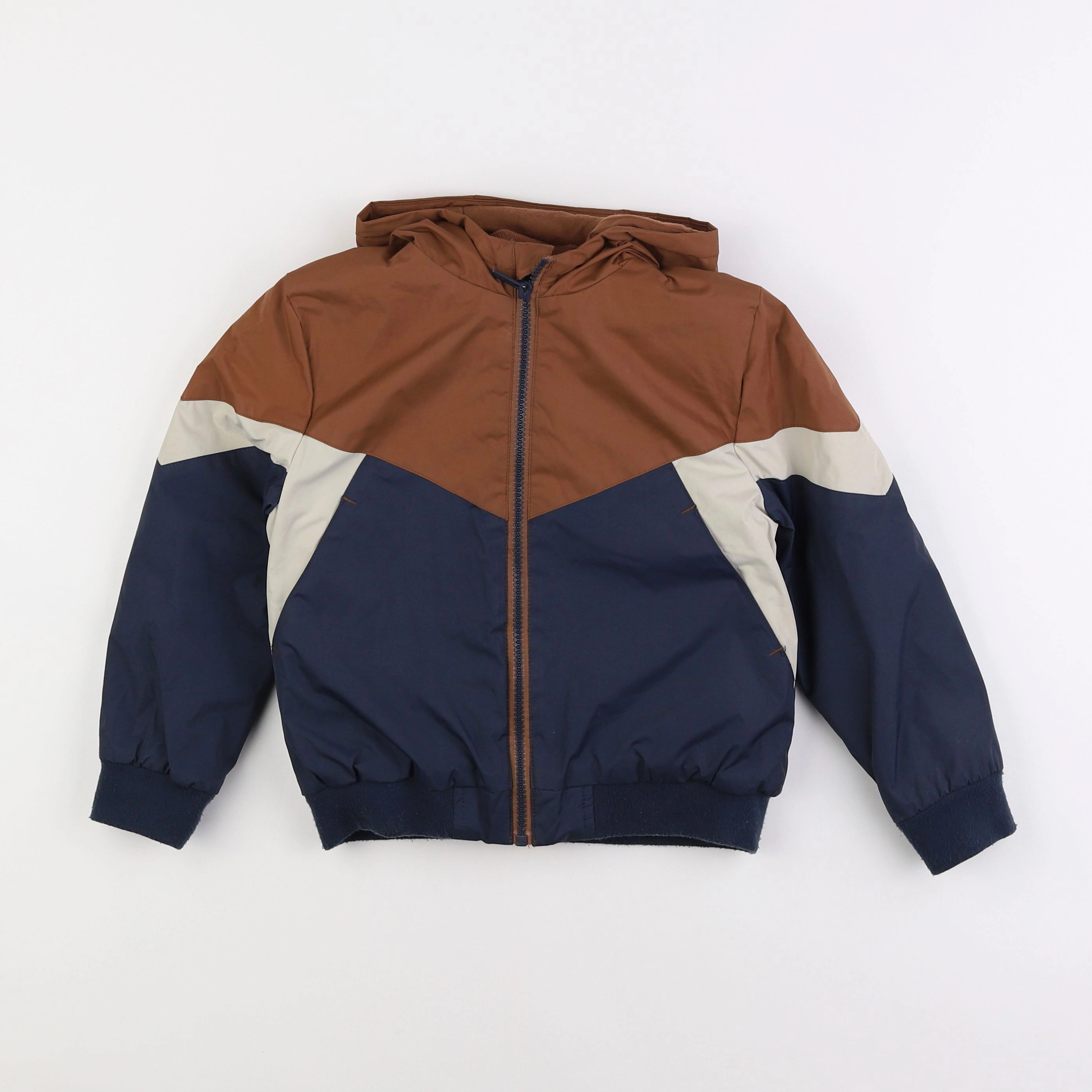 Vertbaudet - veste marron - 6 ans