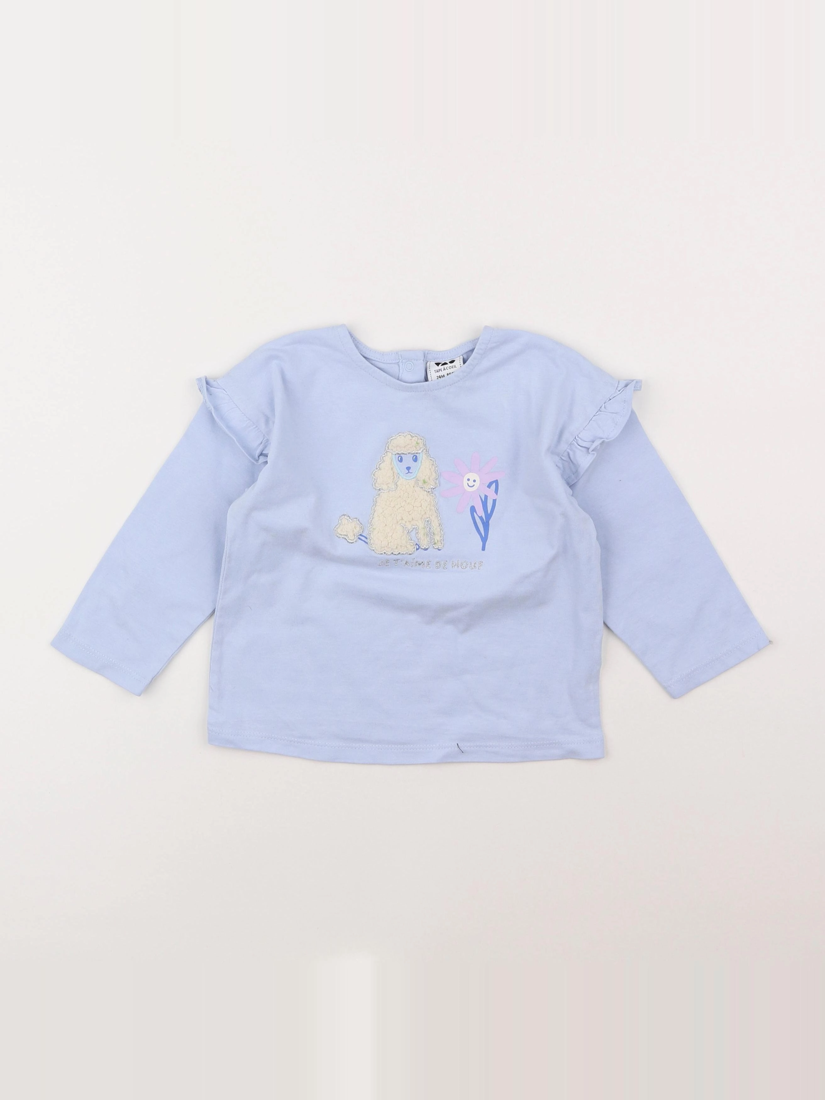 Tape à l'oeil - tee-shirt bleu - 2 ans