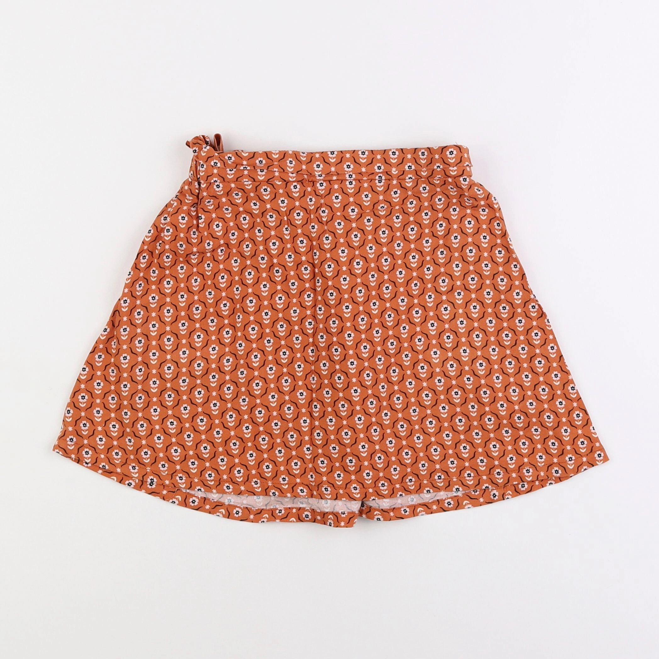 Vertbaudet - jupe orange - 8 ans