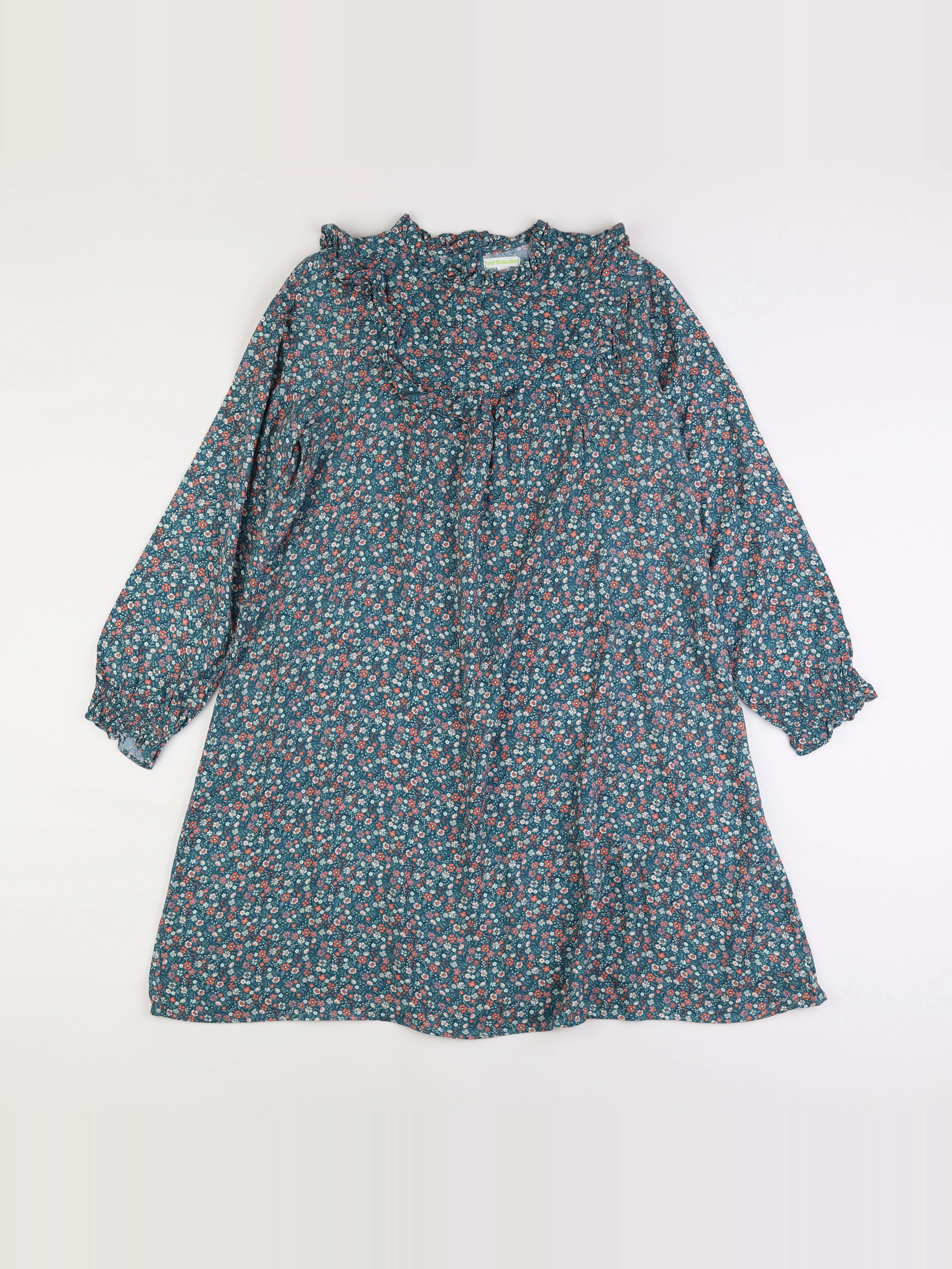 Vertbaudet - robe vert - 14 ans