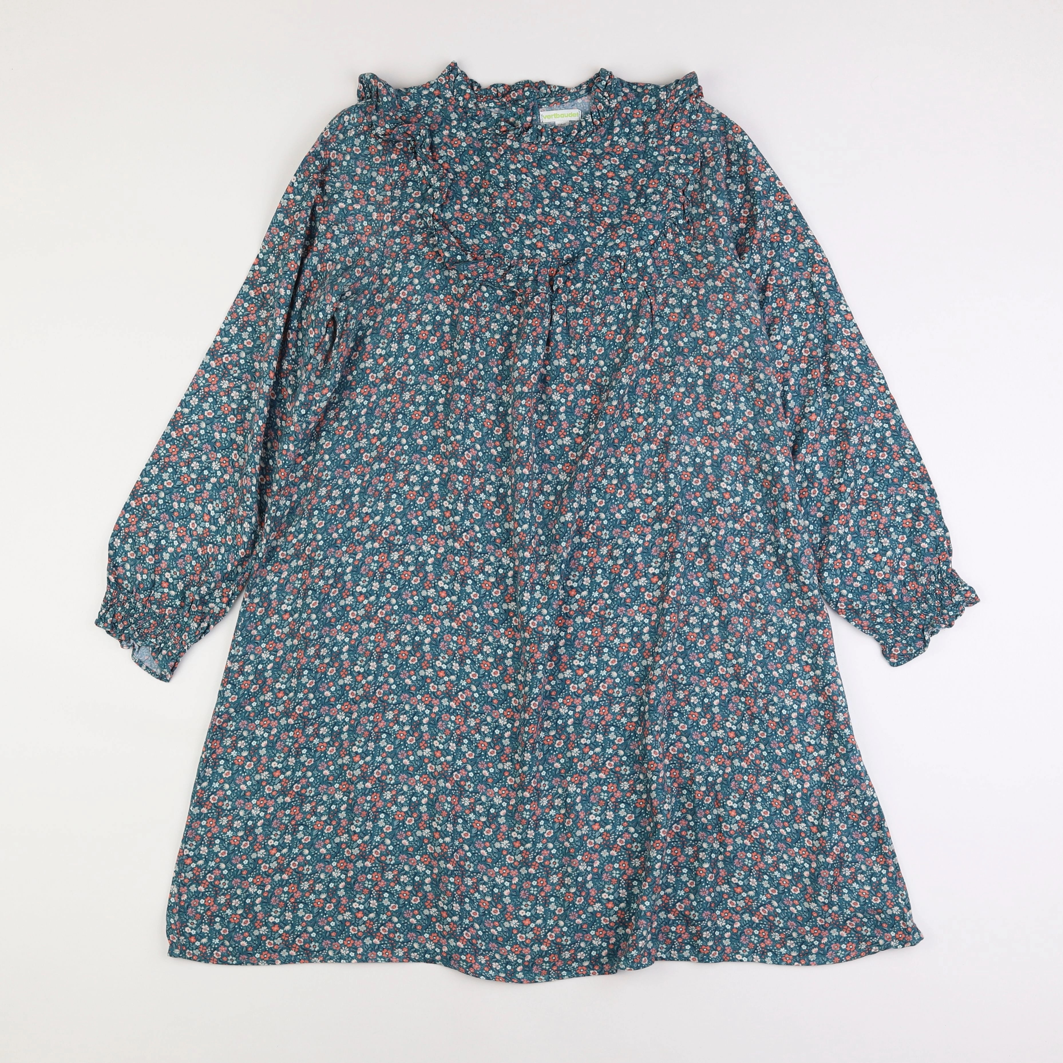 Vertbaudet - robe vert - 14 ans