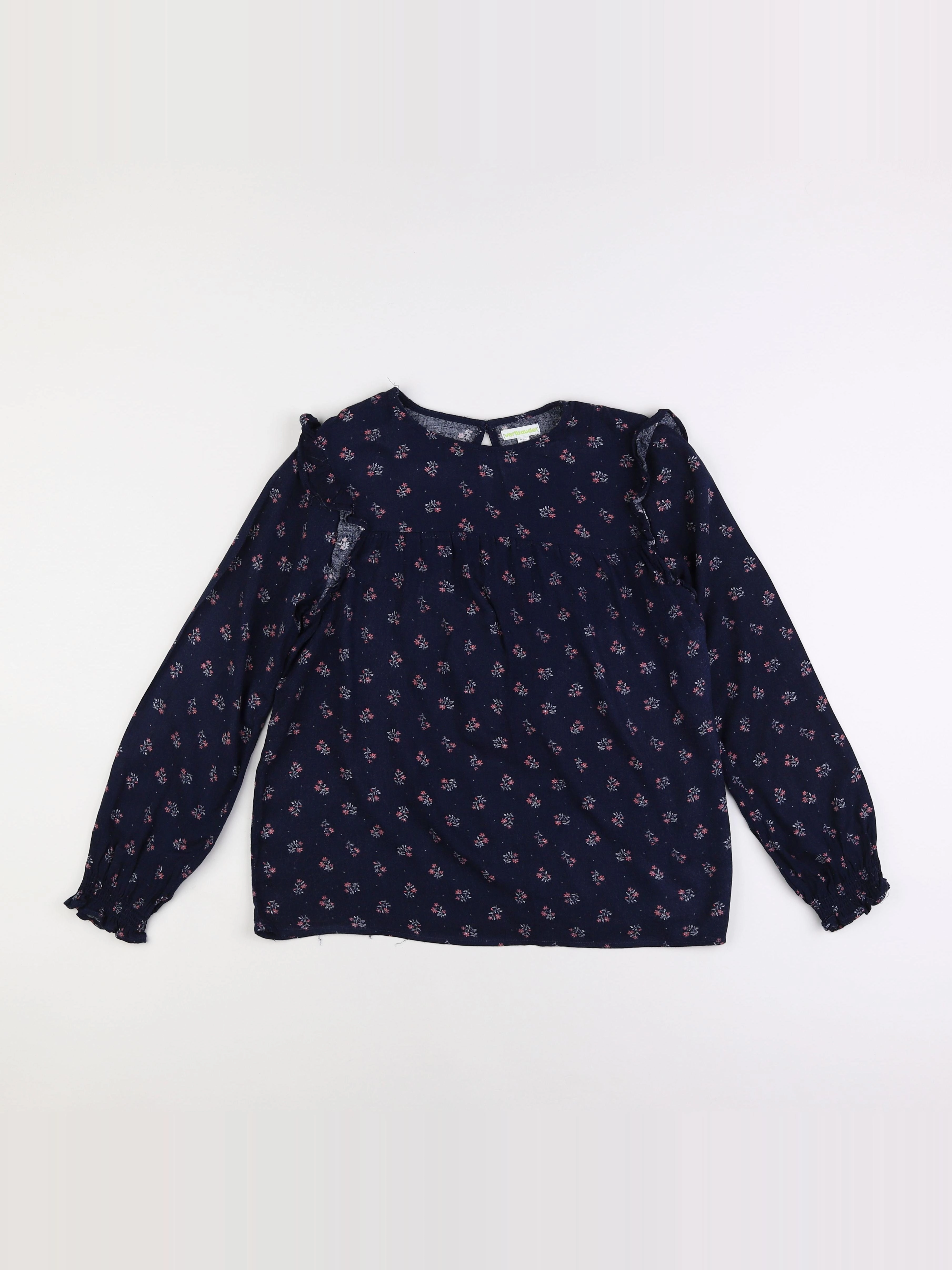 Vertbaudet - blouse bleu - 14 ans