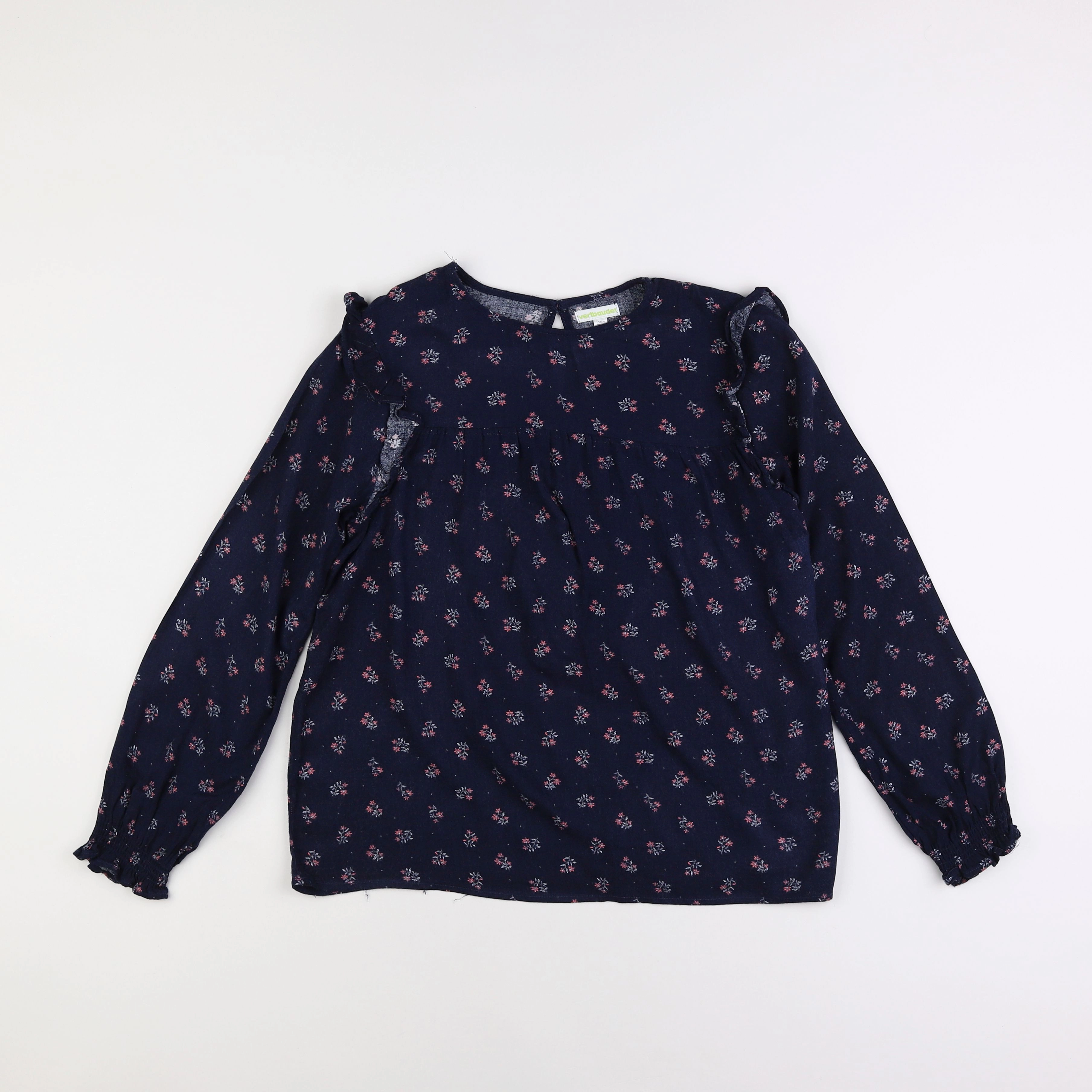 Vertbaudet - blouse bleu - 14 ans