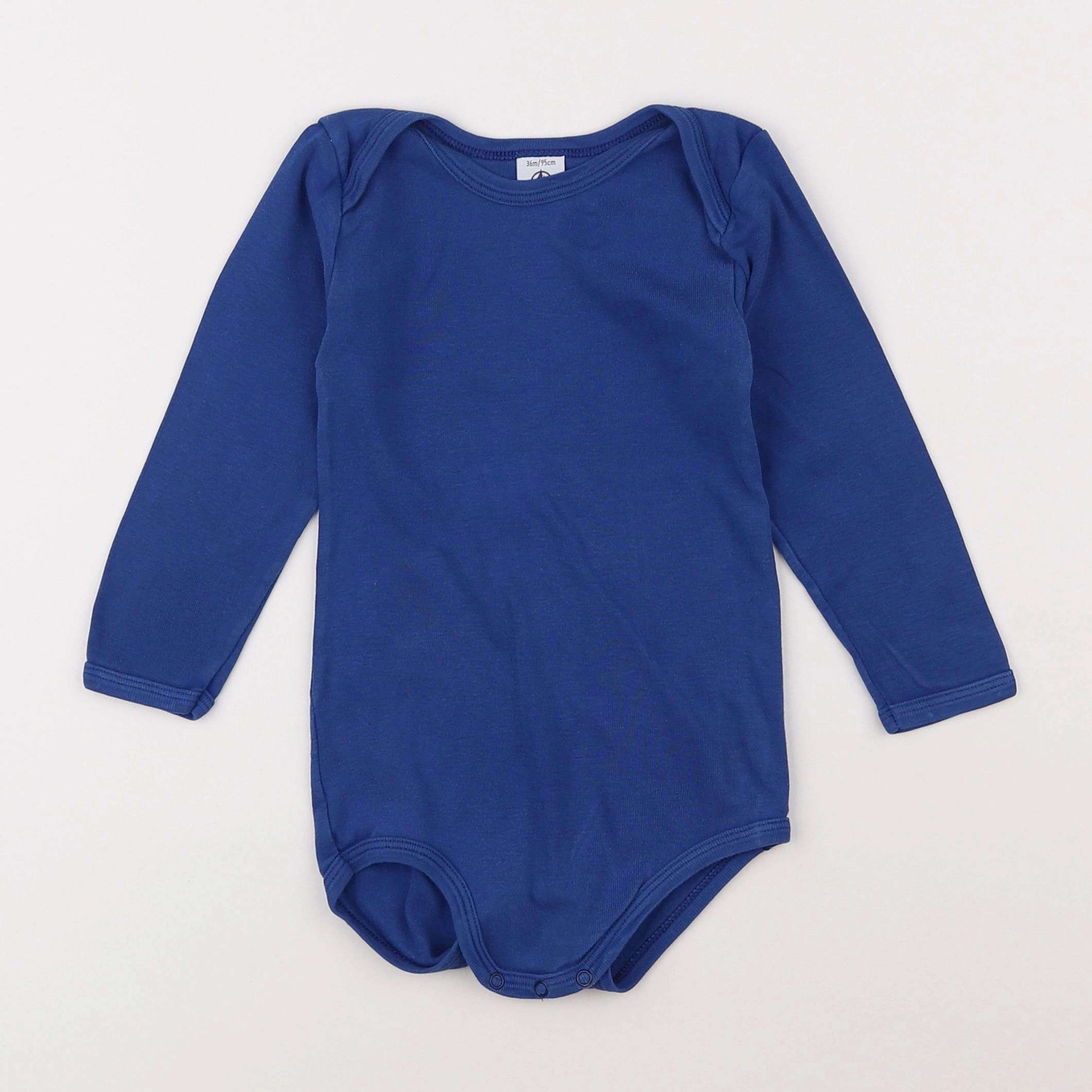 Petit Bateau - body bleu - 3 ans