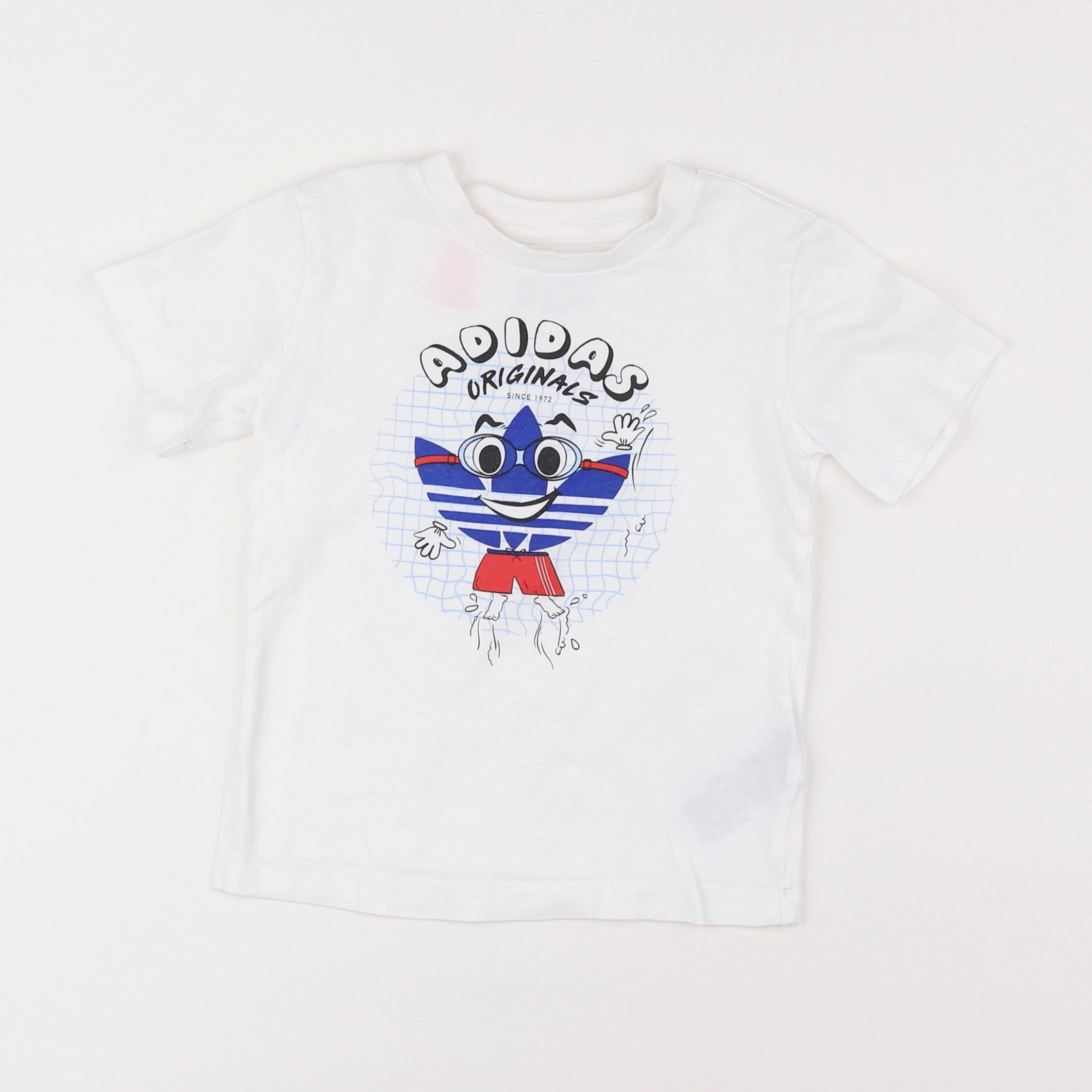 Adidas - tee-shirt blanc - 18 mois à 2 ans