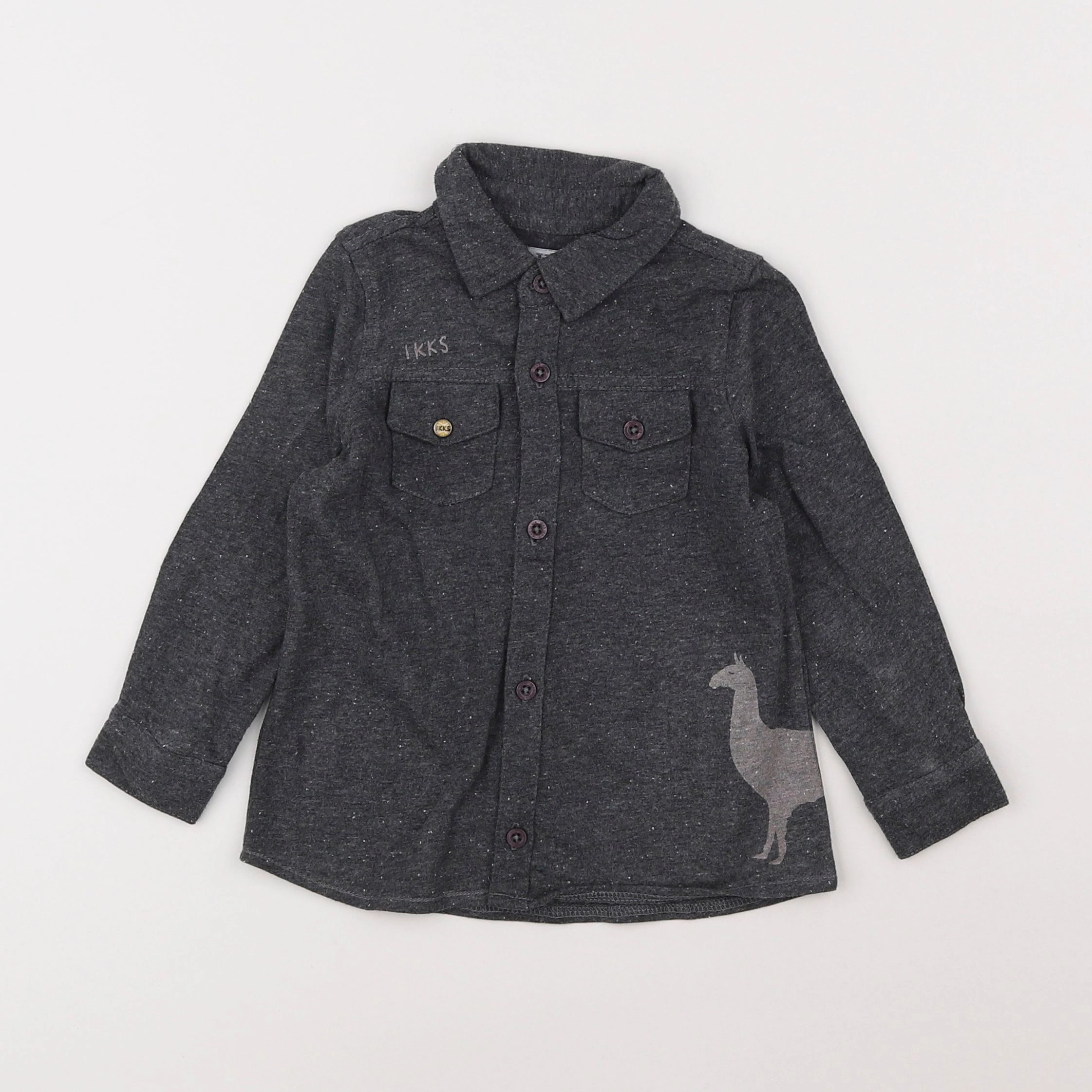 IKKS - chemise gris - 18 mois