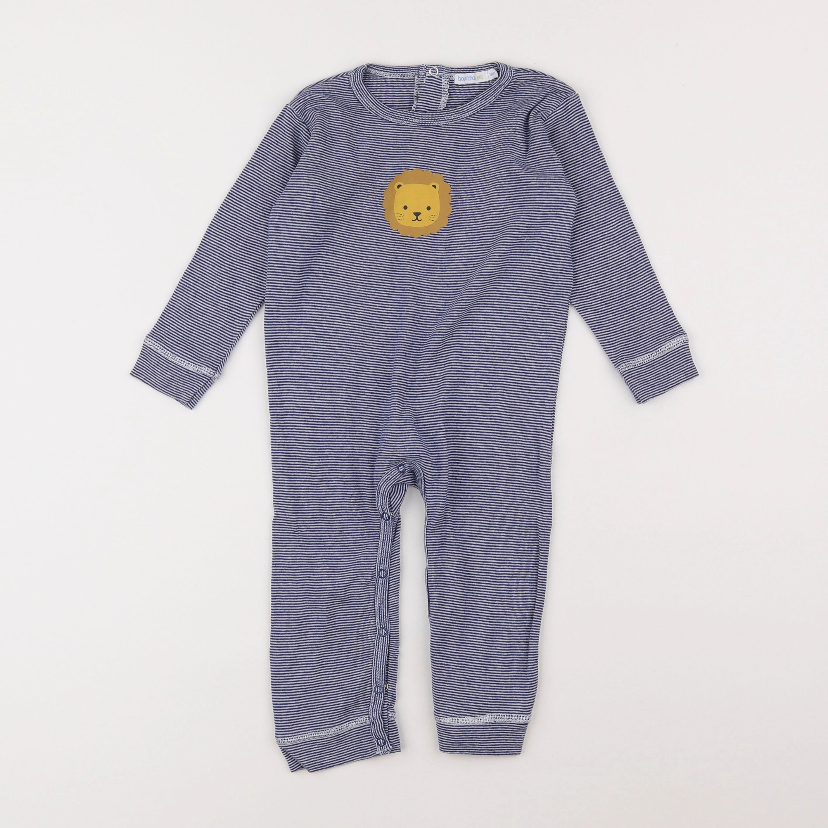 Boutchou - pyjama coton bleu - 18 mois