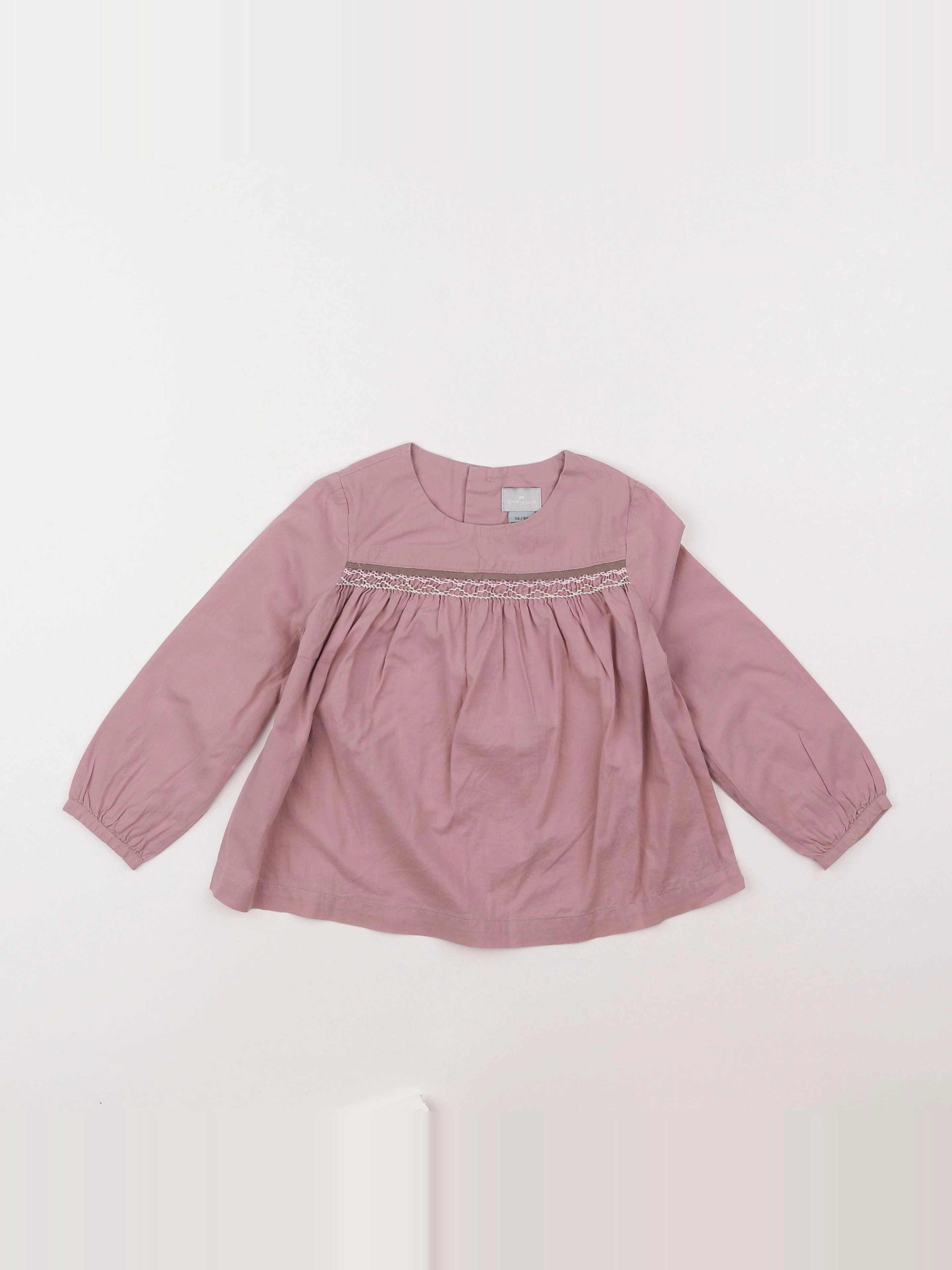 Cyrillus - blouse rose - 3 ans