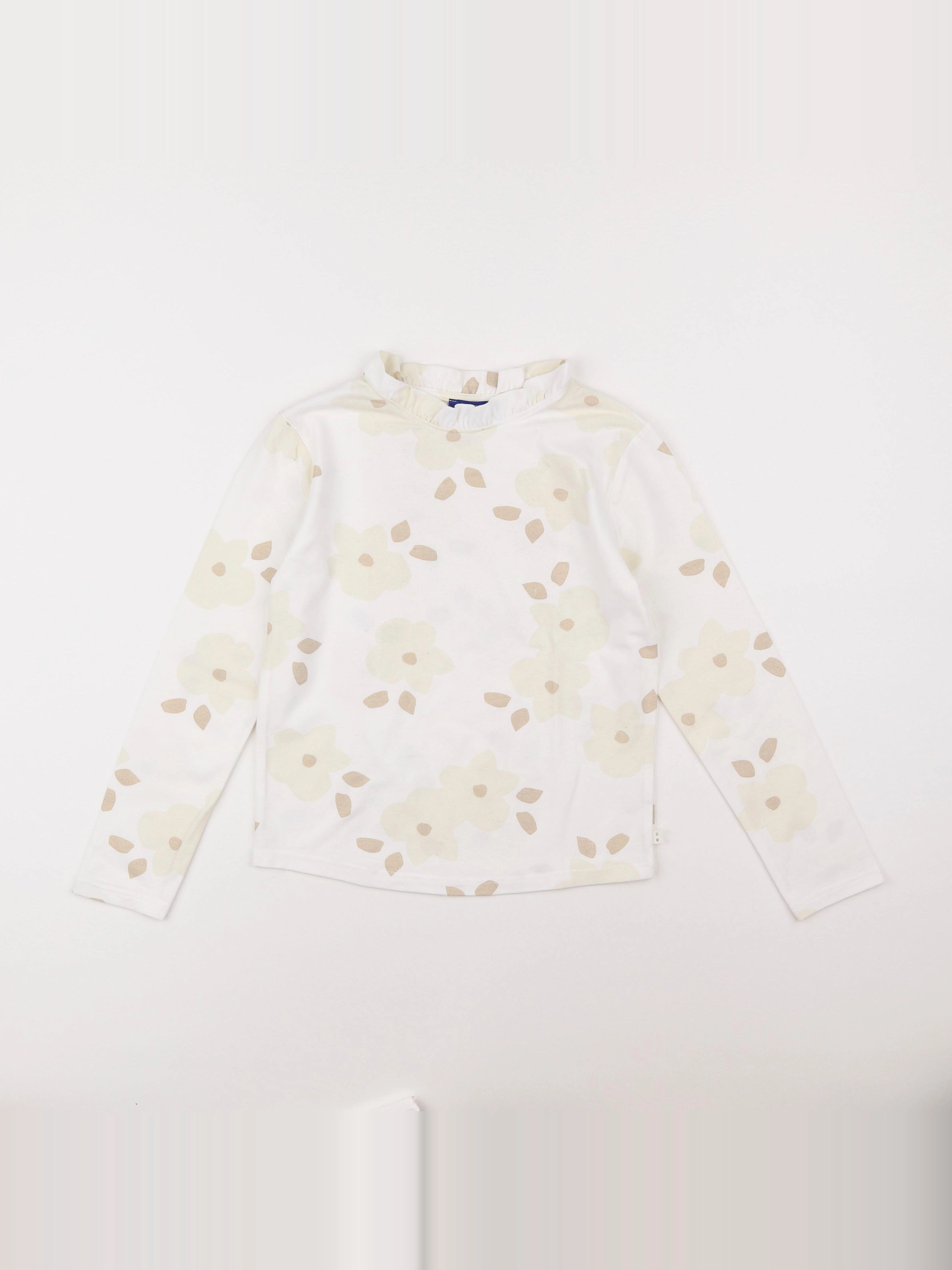 Okaidi - tee-shirt beige - 8 ans