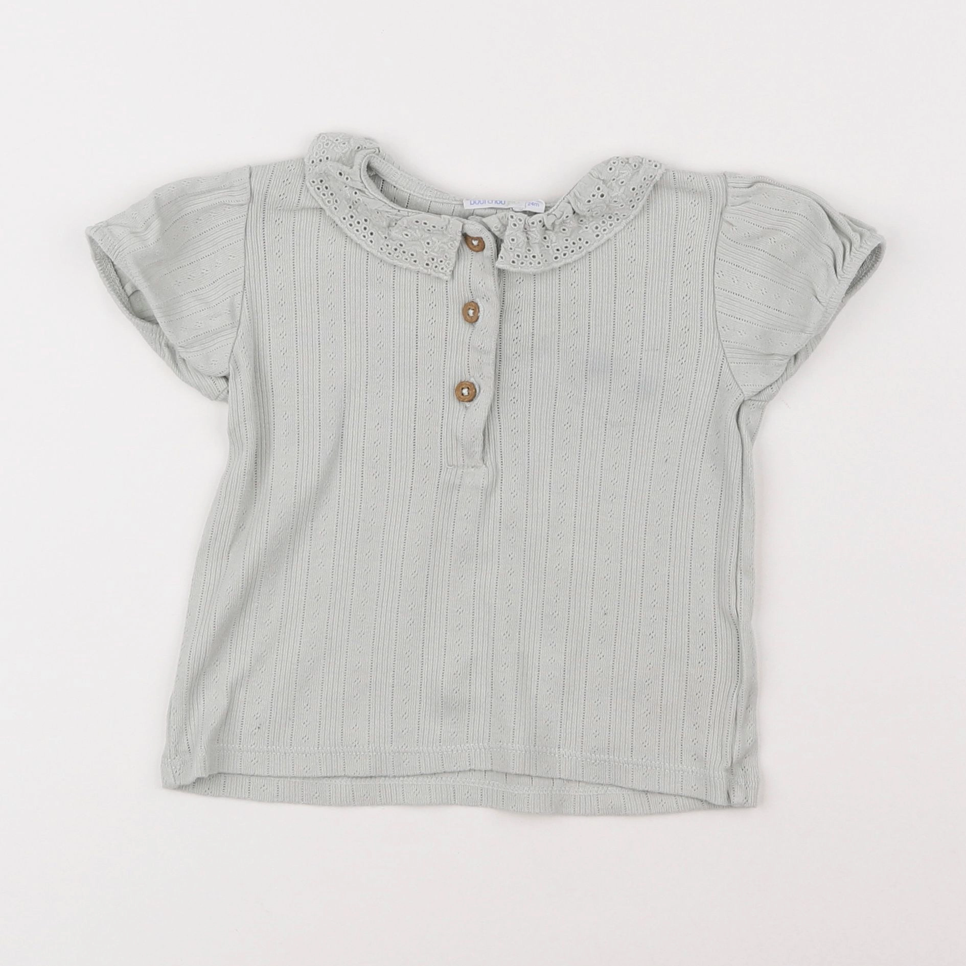 Boutchou - tee-shirt vert - 2 ans