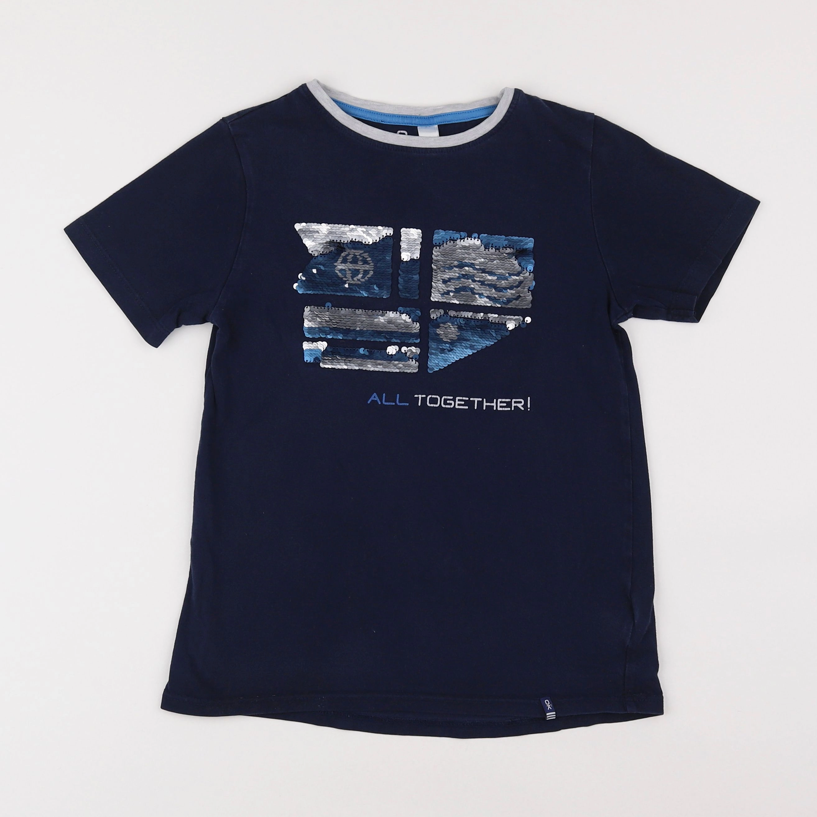 Okaidi - tee-shirt bleu - 10 ans