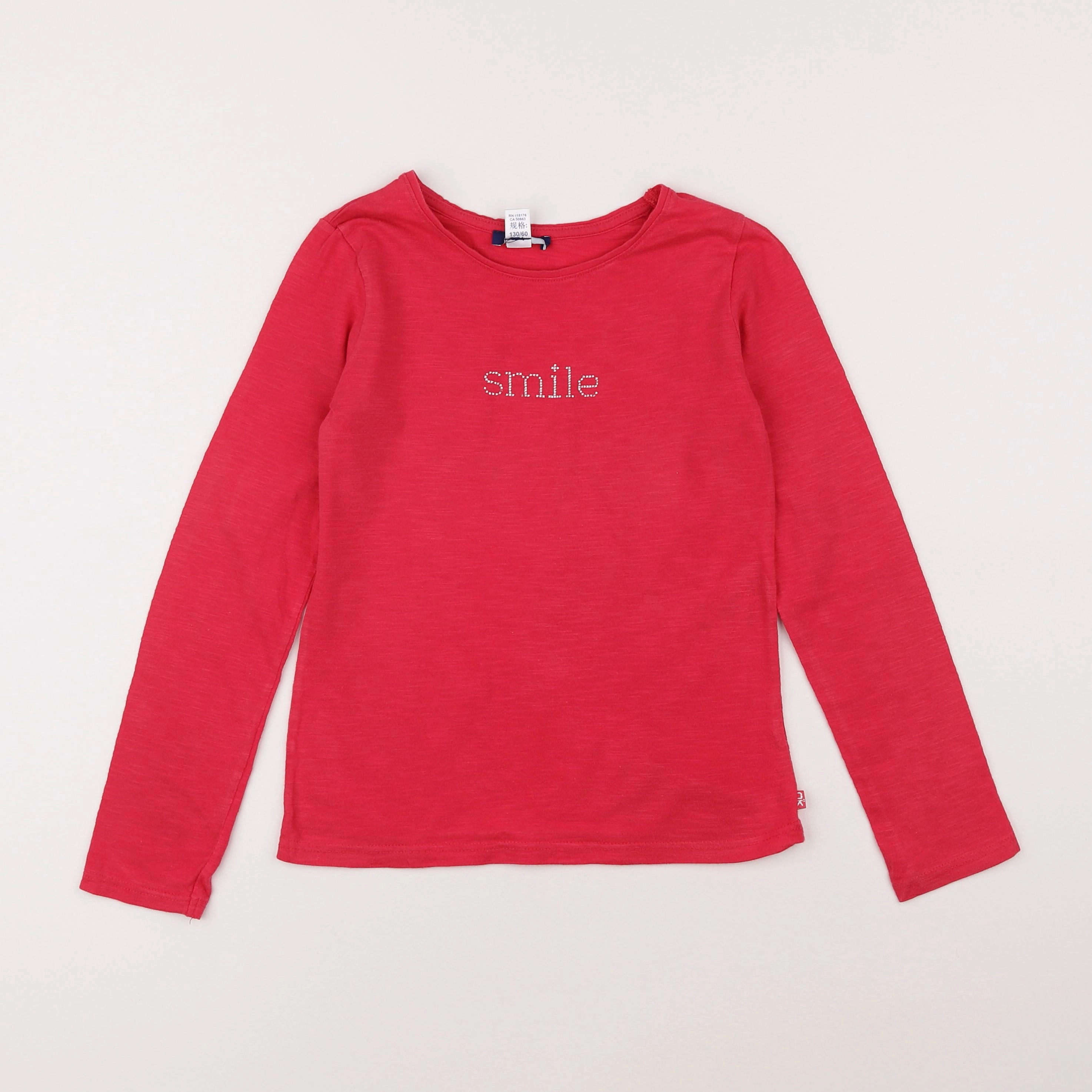 Okaidi - tee-shirt rose - 8 ans