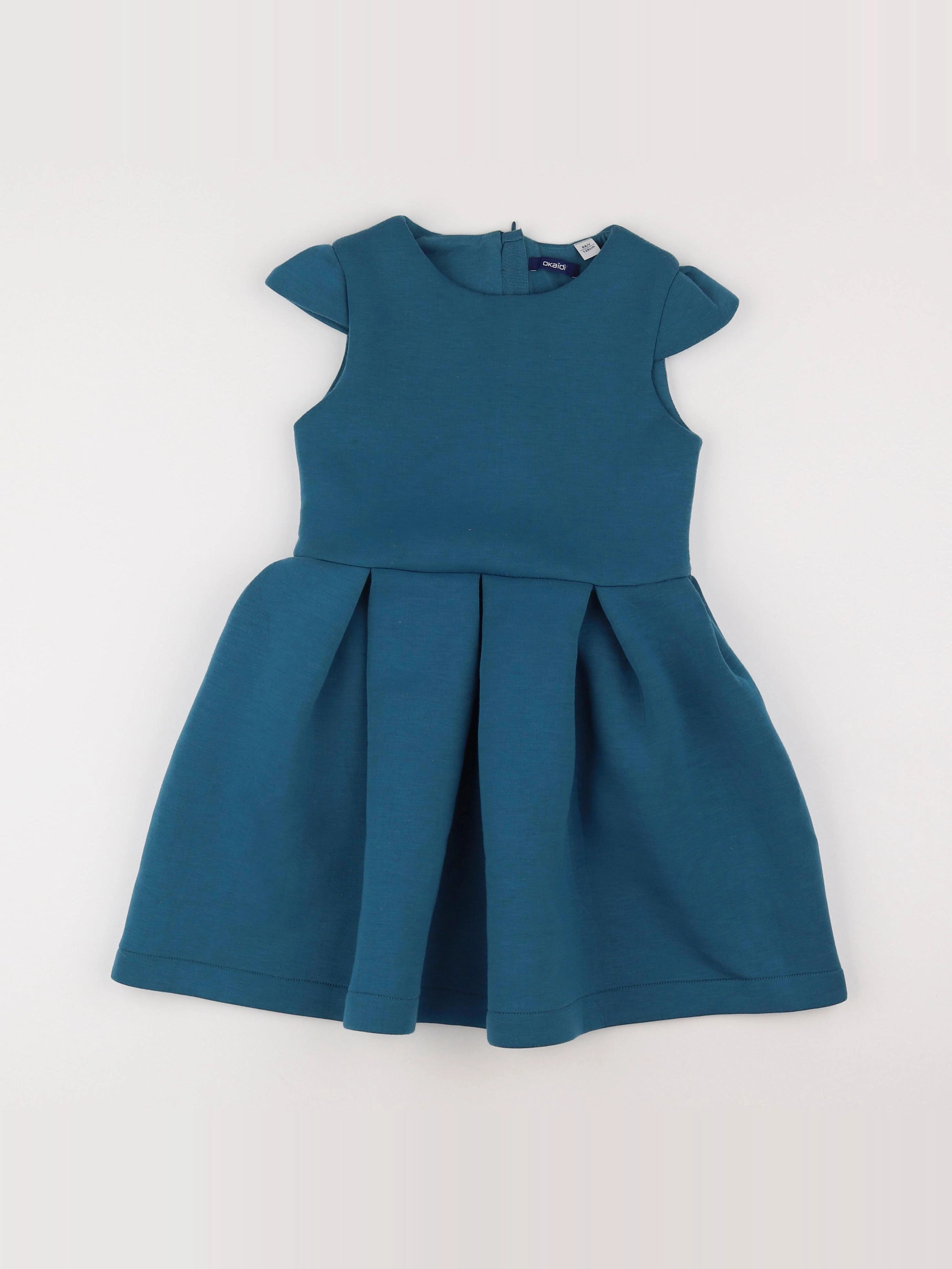 Okaidi - robe bleu - 8 ans
