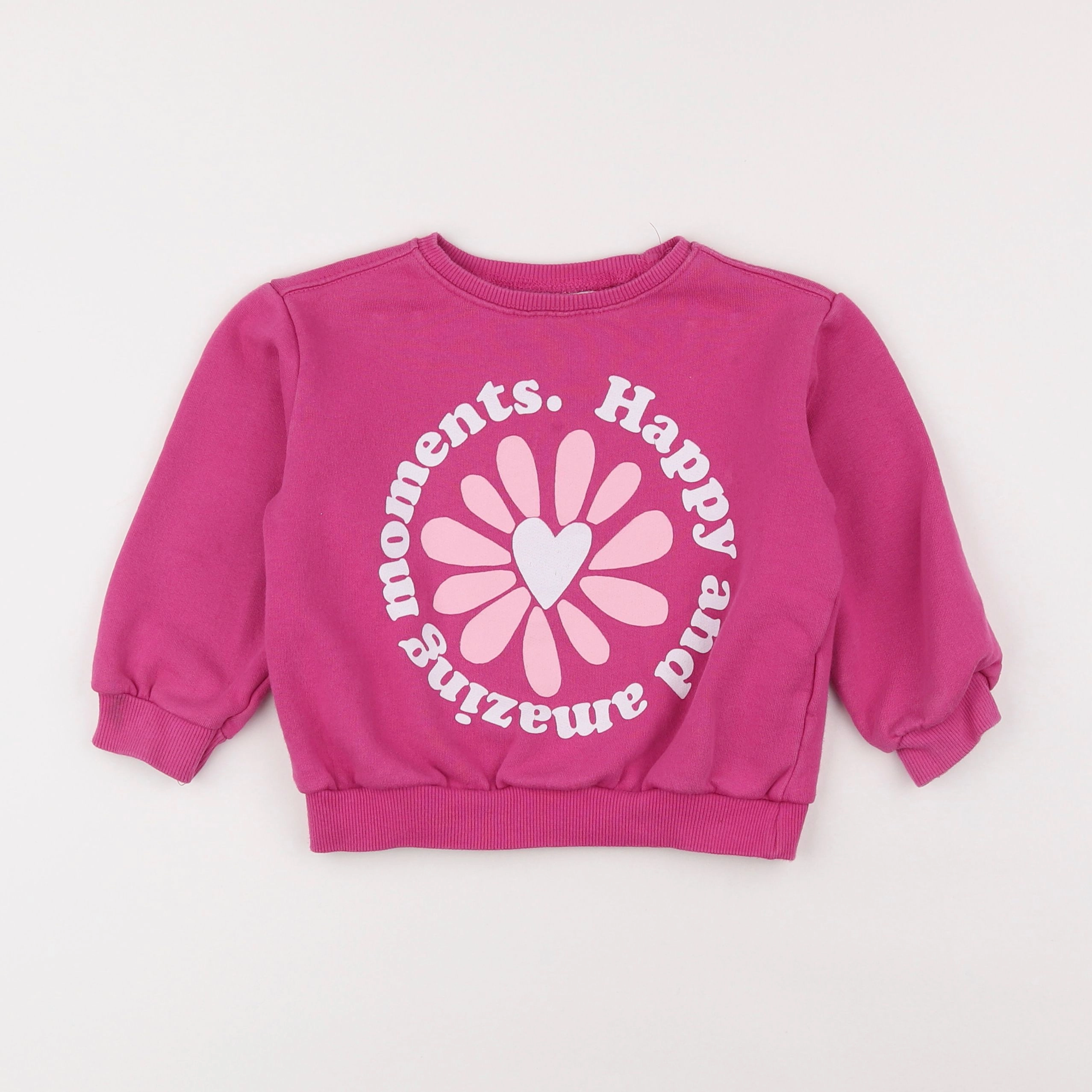 Zara - sweat rose - 3/4 ans