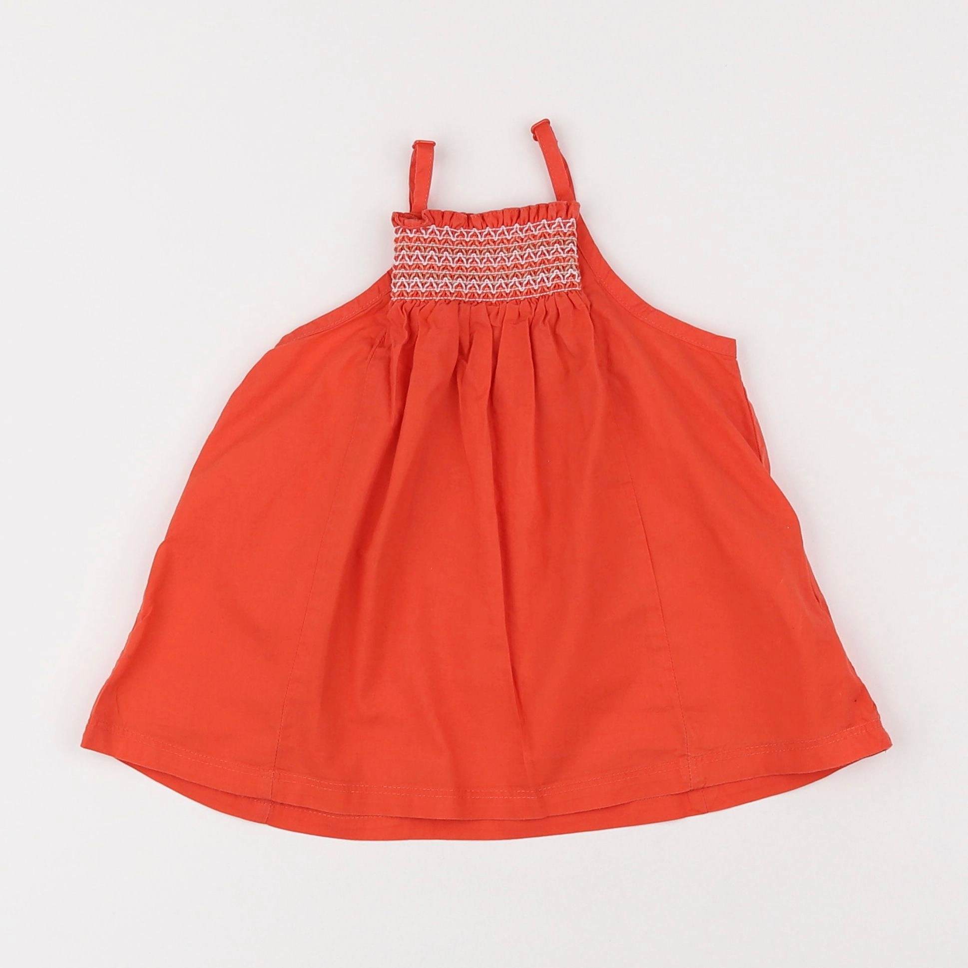 Okaidi - blouse orange - 4 ans