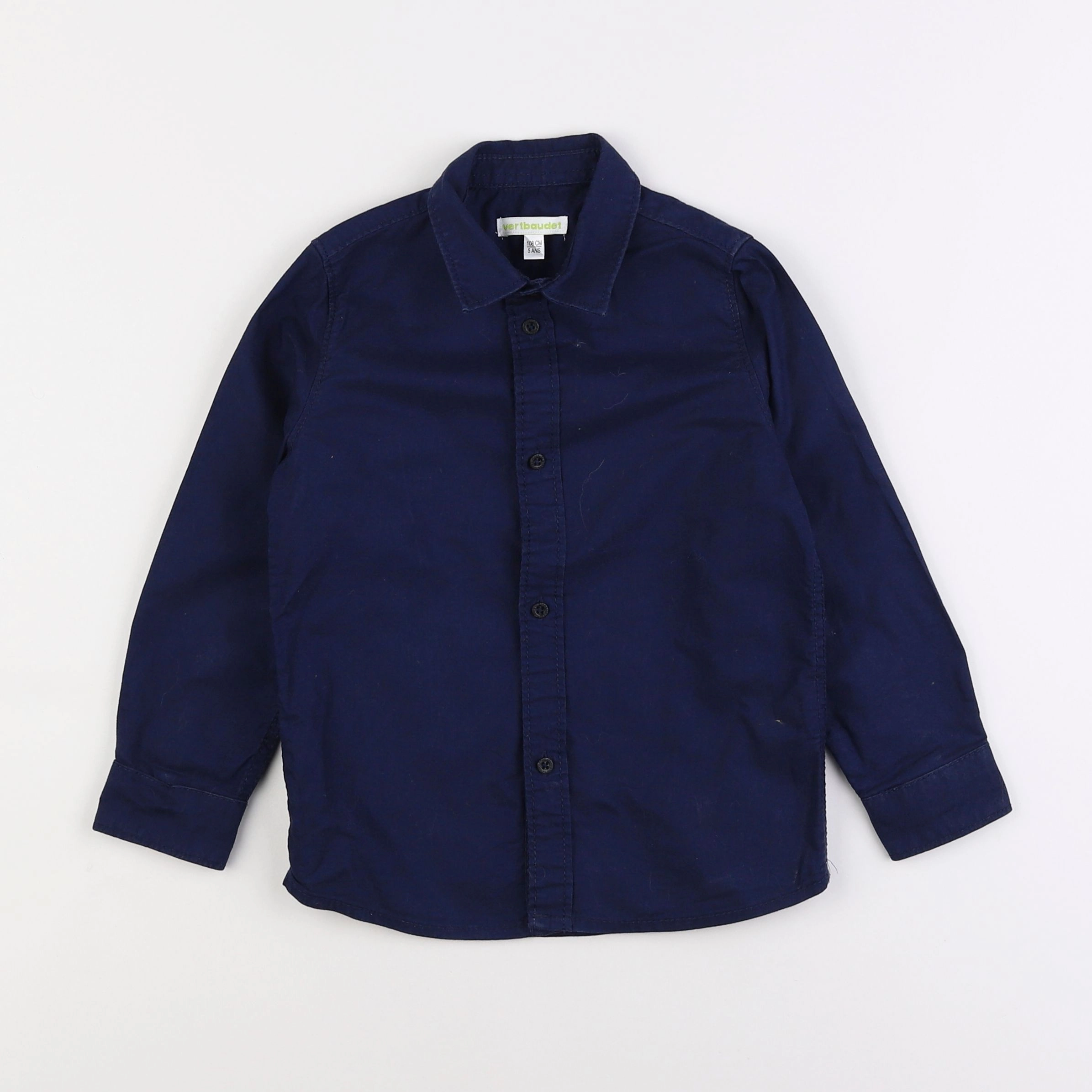 Vertbaudet - chemise bleu - 5 ans