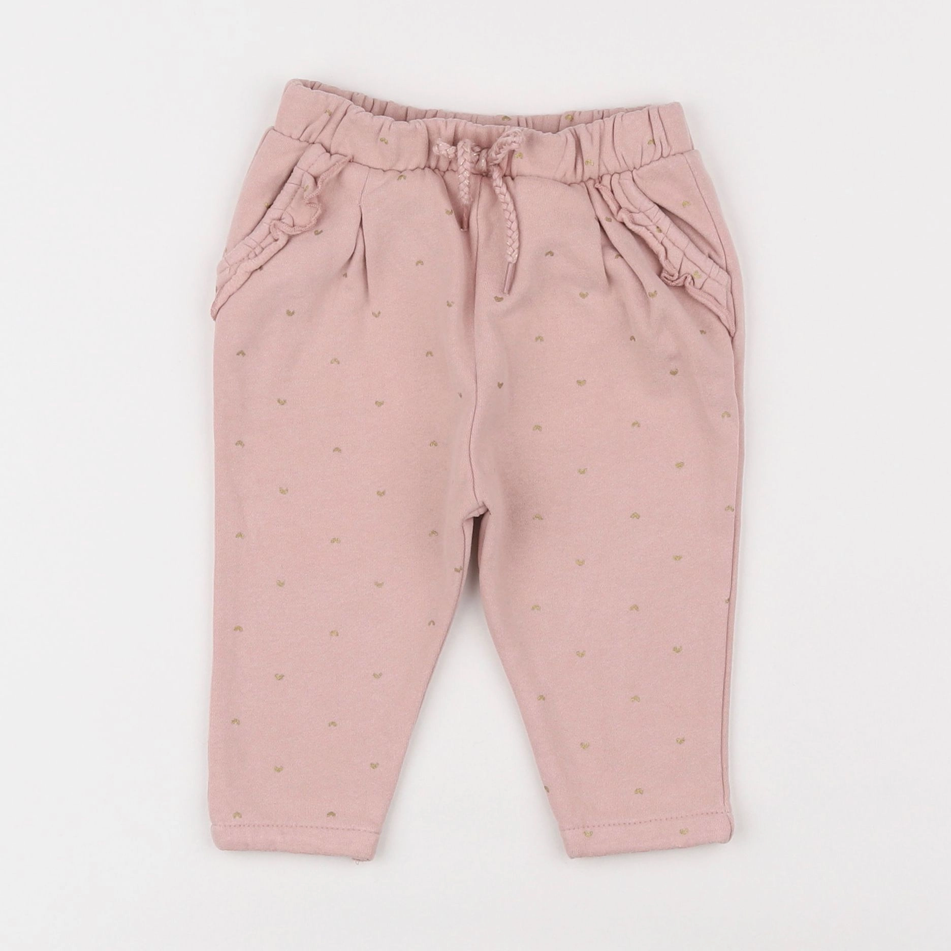 Vertbaudet - pantalon rose - 12 mois