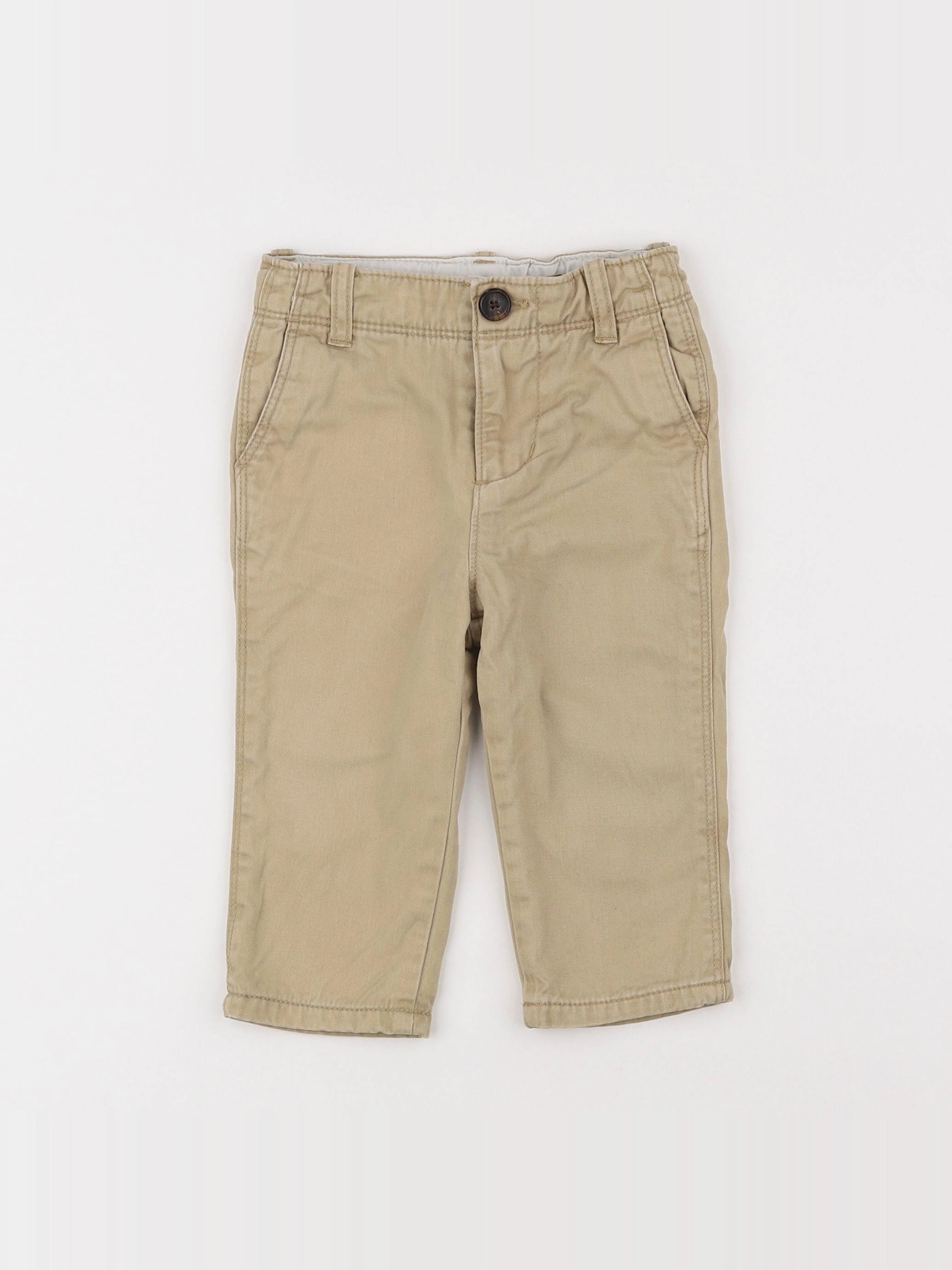 GAP - pantalon beige - 12/18 mois