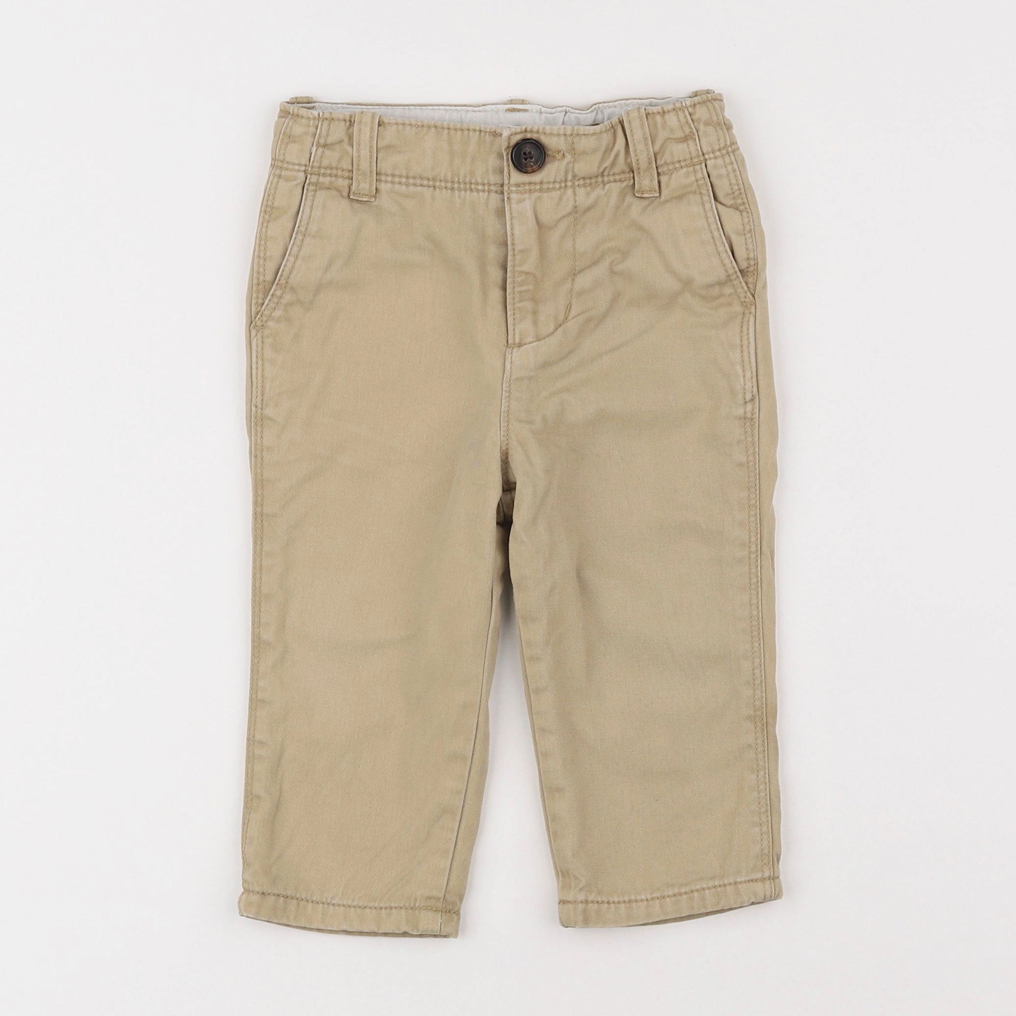 GAP - pantalon beige - 12/18 mois