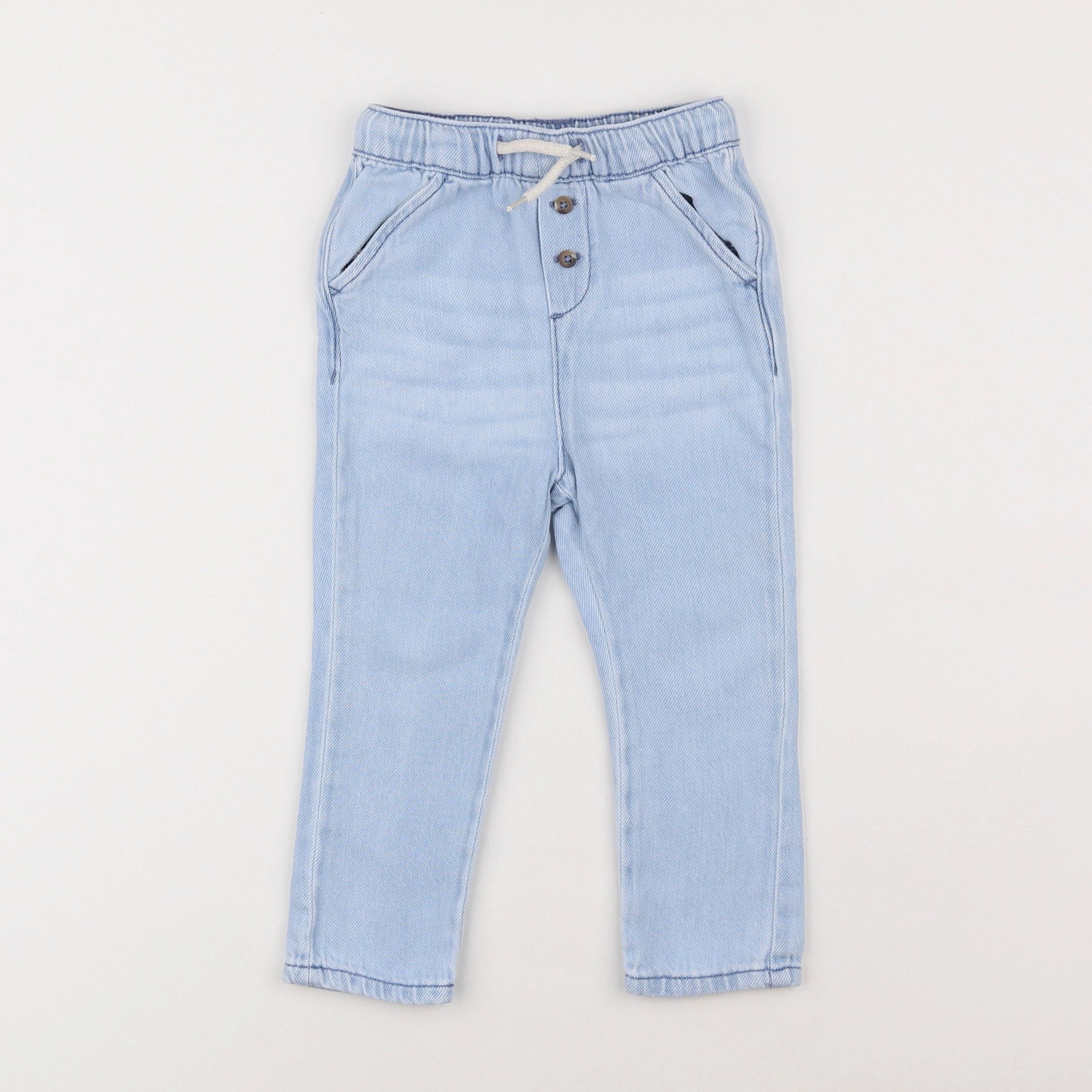 Vertbaudet - pantalon bleu - 18 mois