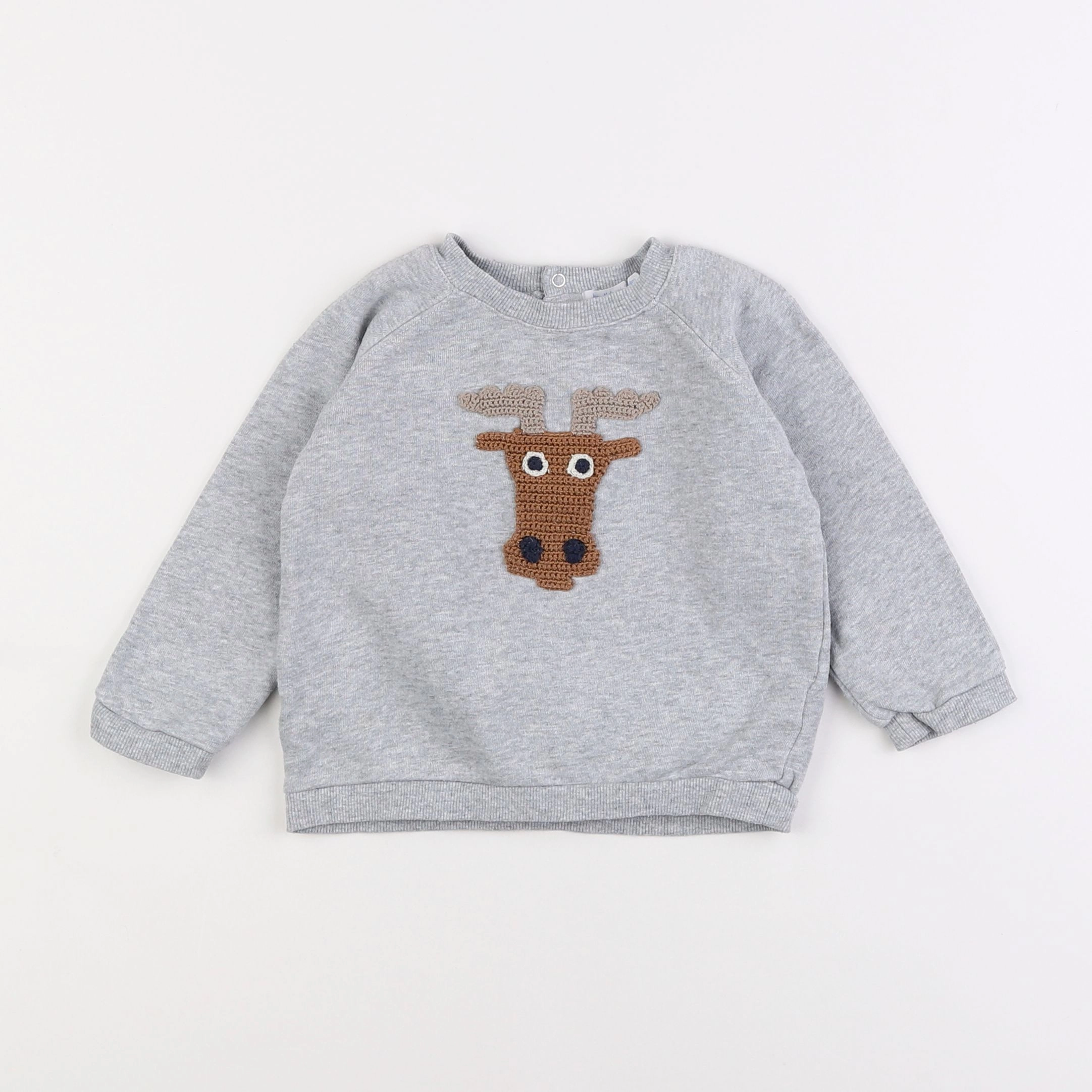 Boutchou - sweat gris - 2 ans