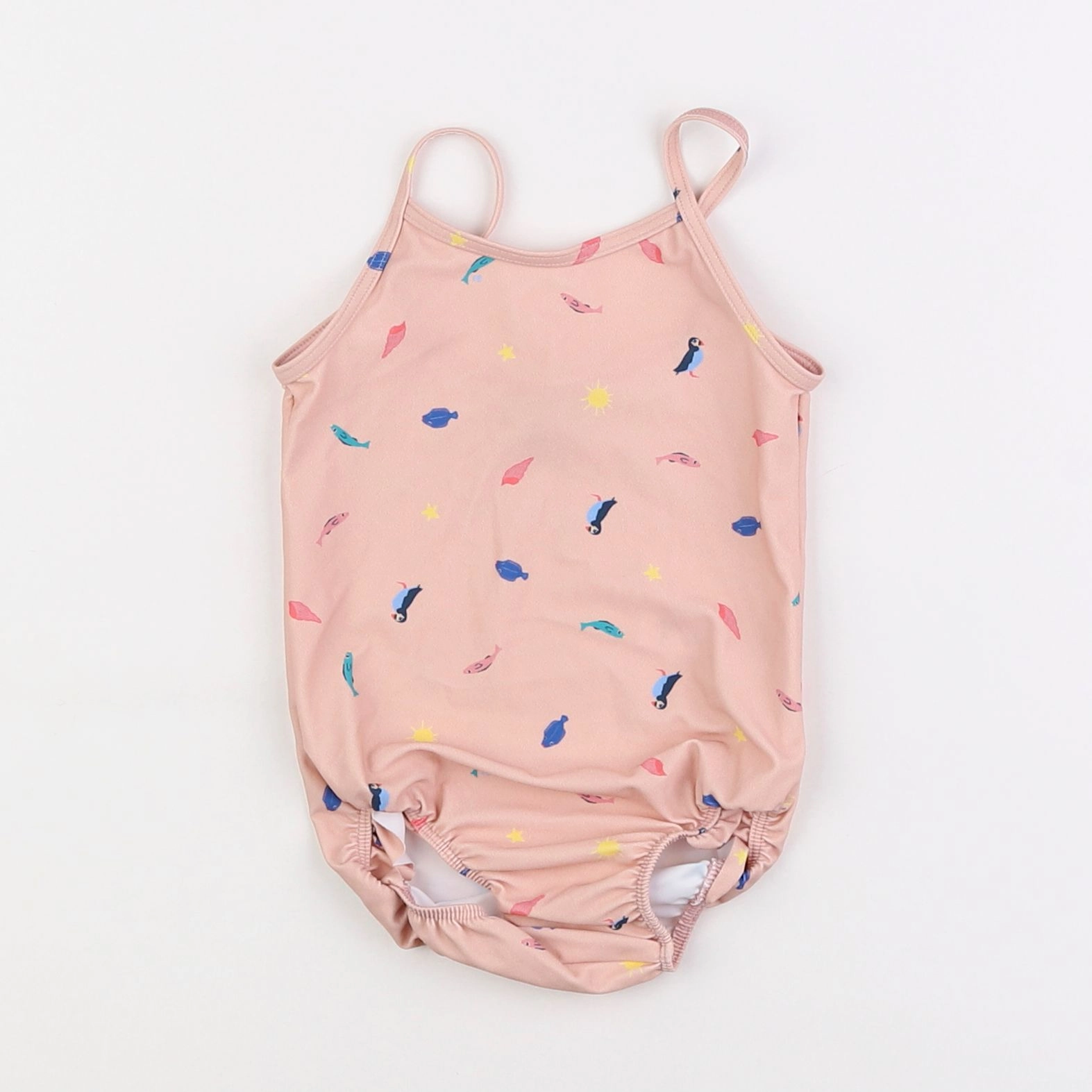 Petit Bateau - maillot de bain rose - 2 ans