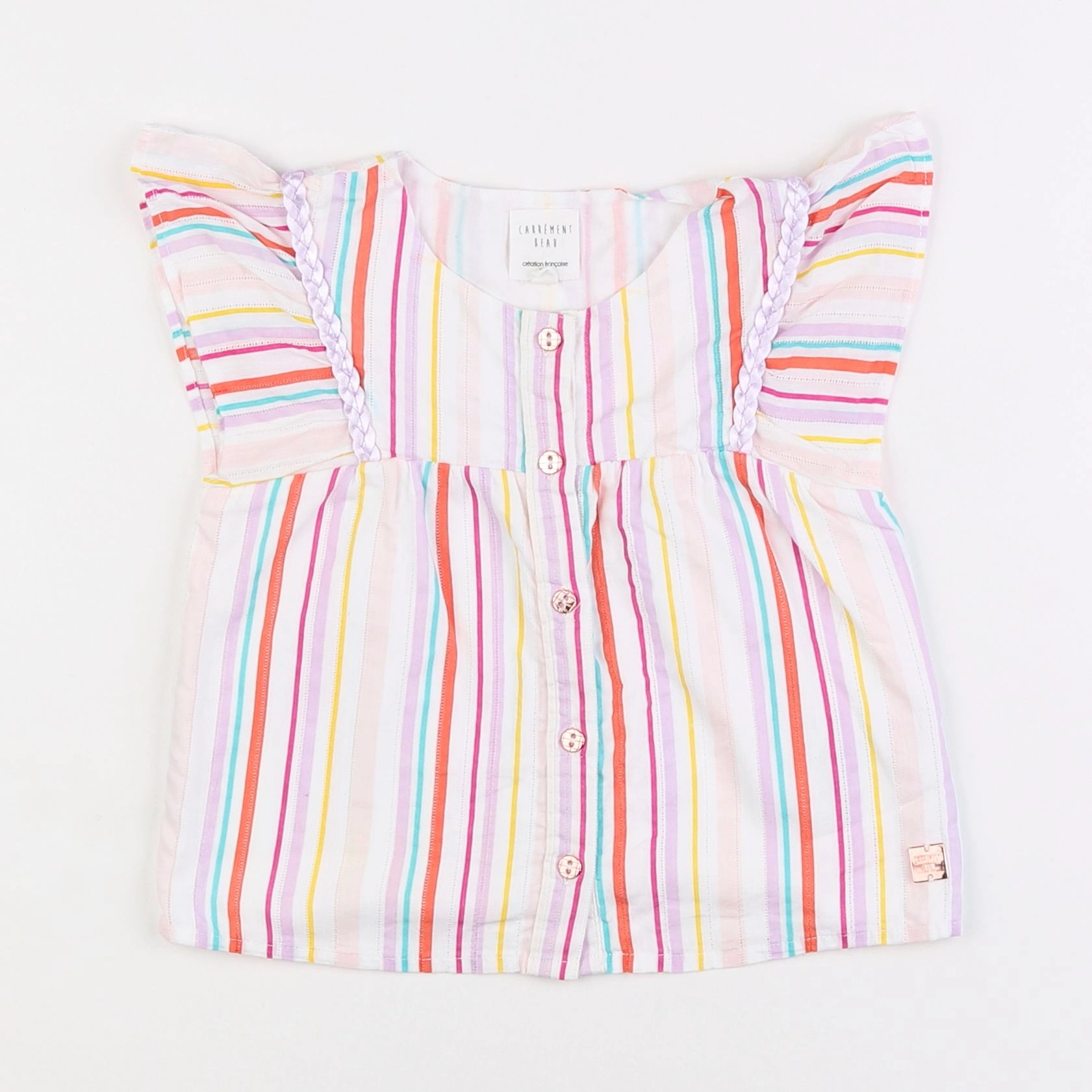 Carrément Beau - blouse multicolore - 2 ans