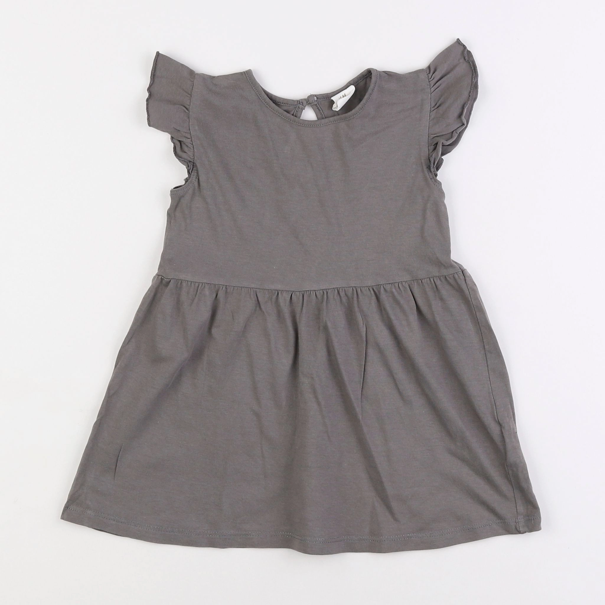 H&M - robe gris - 12/18 mois