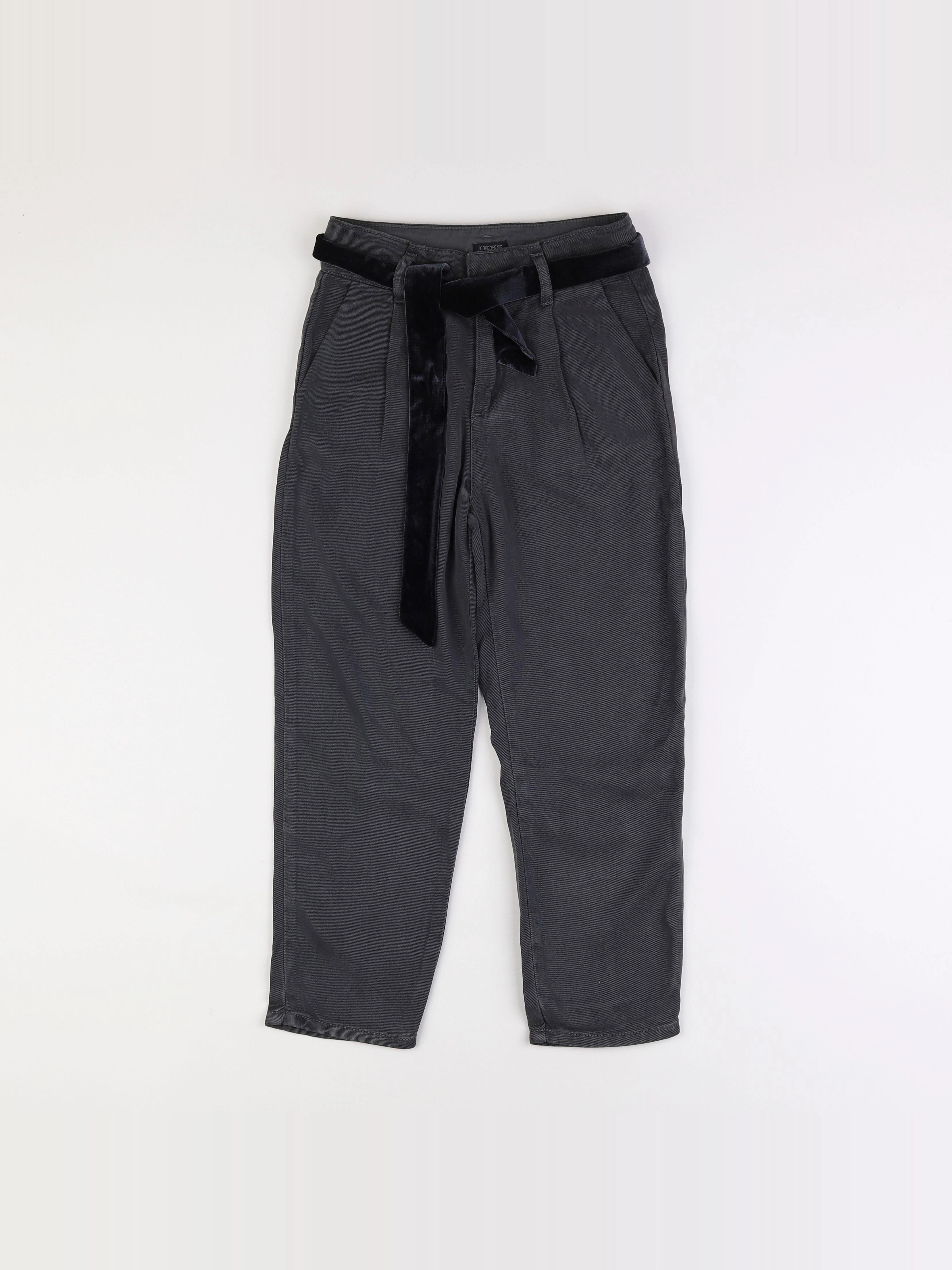 IKKS - jean gris - 8 ans