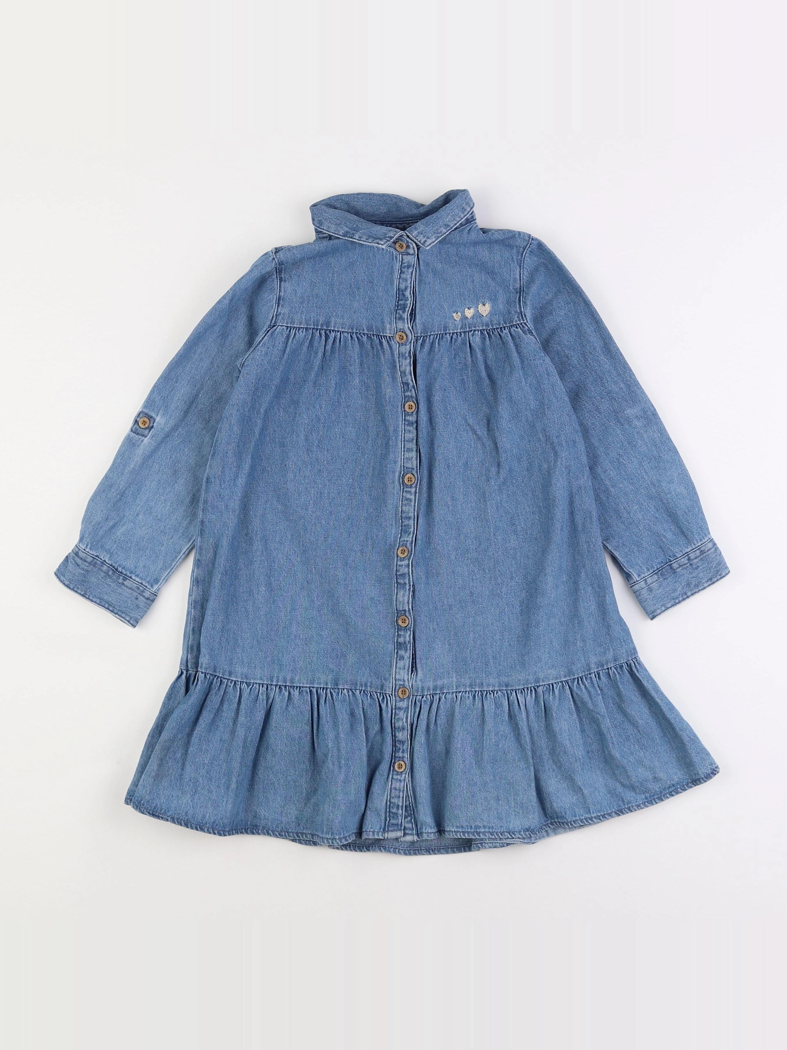 Vertbaudet - robe bleu - 6 ans