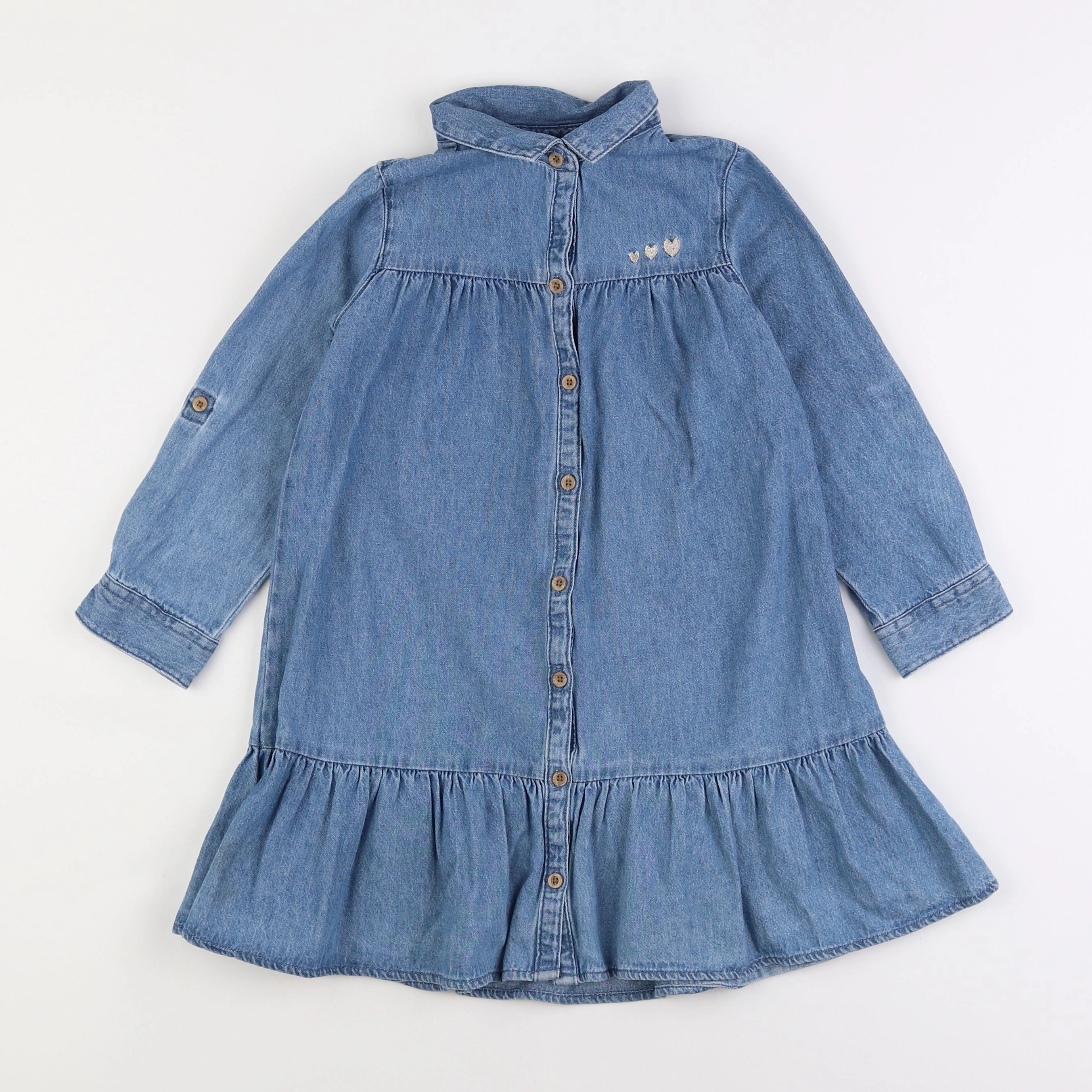 Vertbaudet - robe bleu - 6 ans