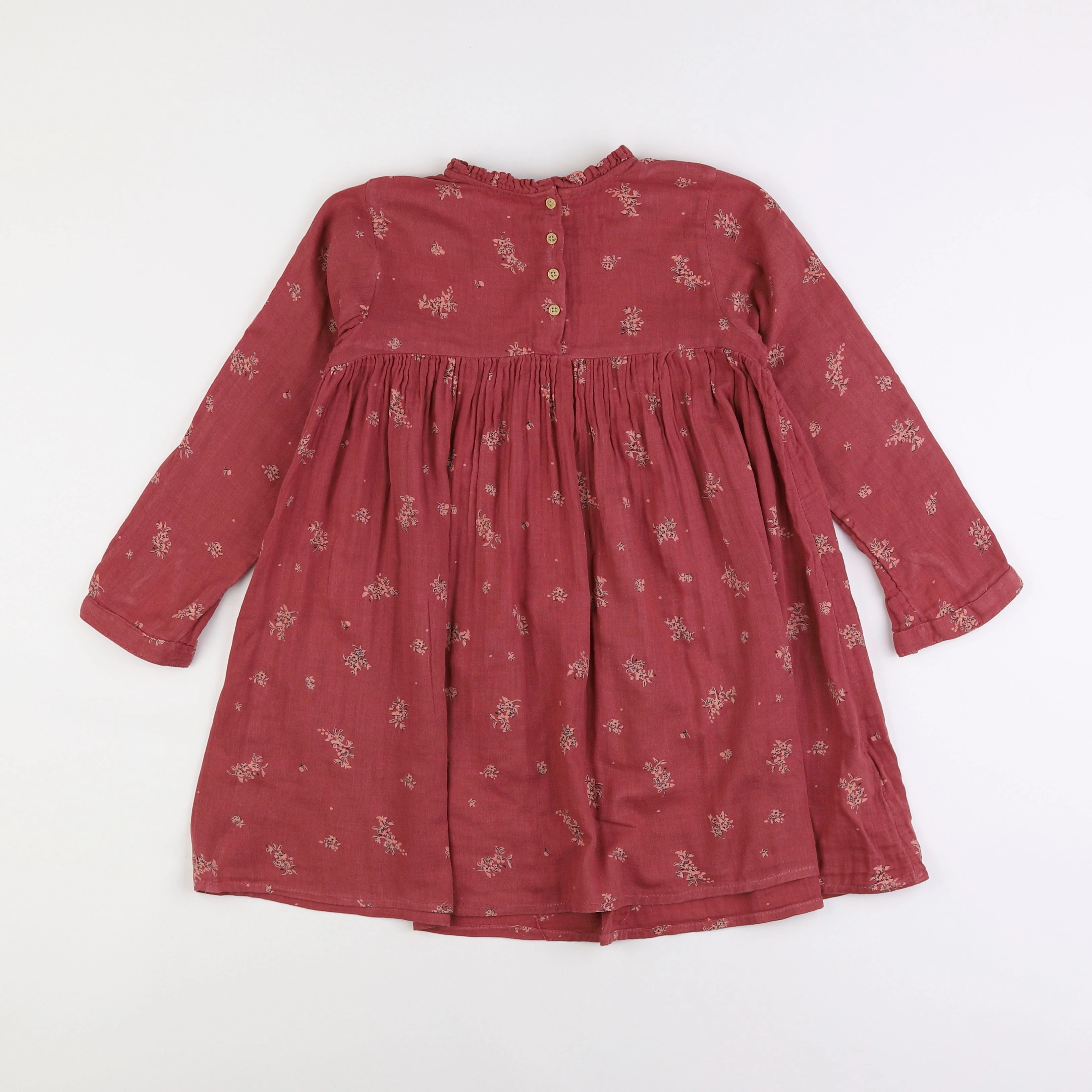 Vertbaudet - robe rose - 7 ans