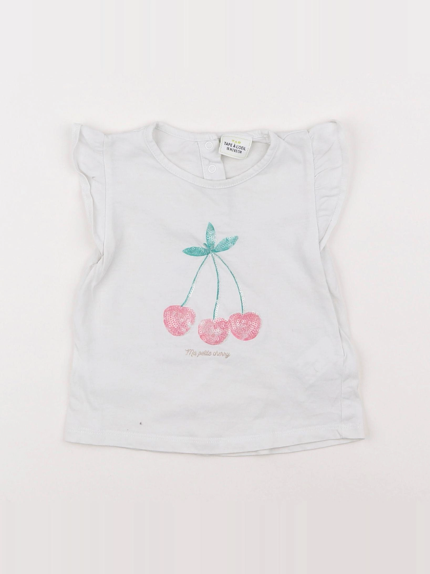 Tape à l'oeil - tee-shirt blanc - 18 mois