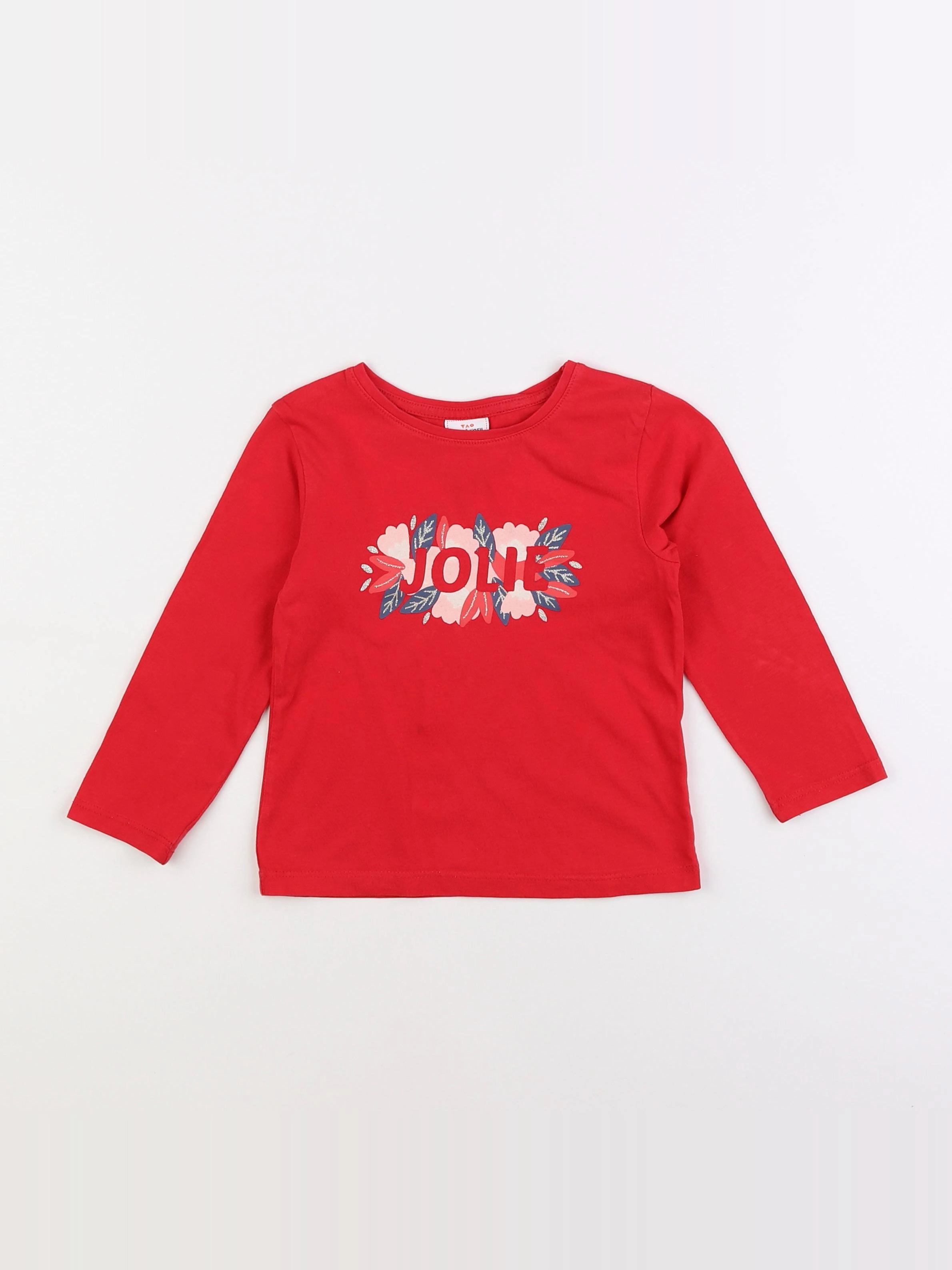Tape à l'oeil - tee-shirt rouge - 3 ans