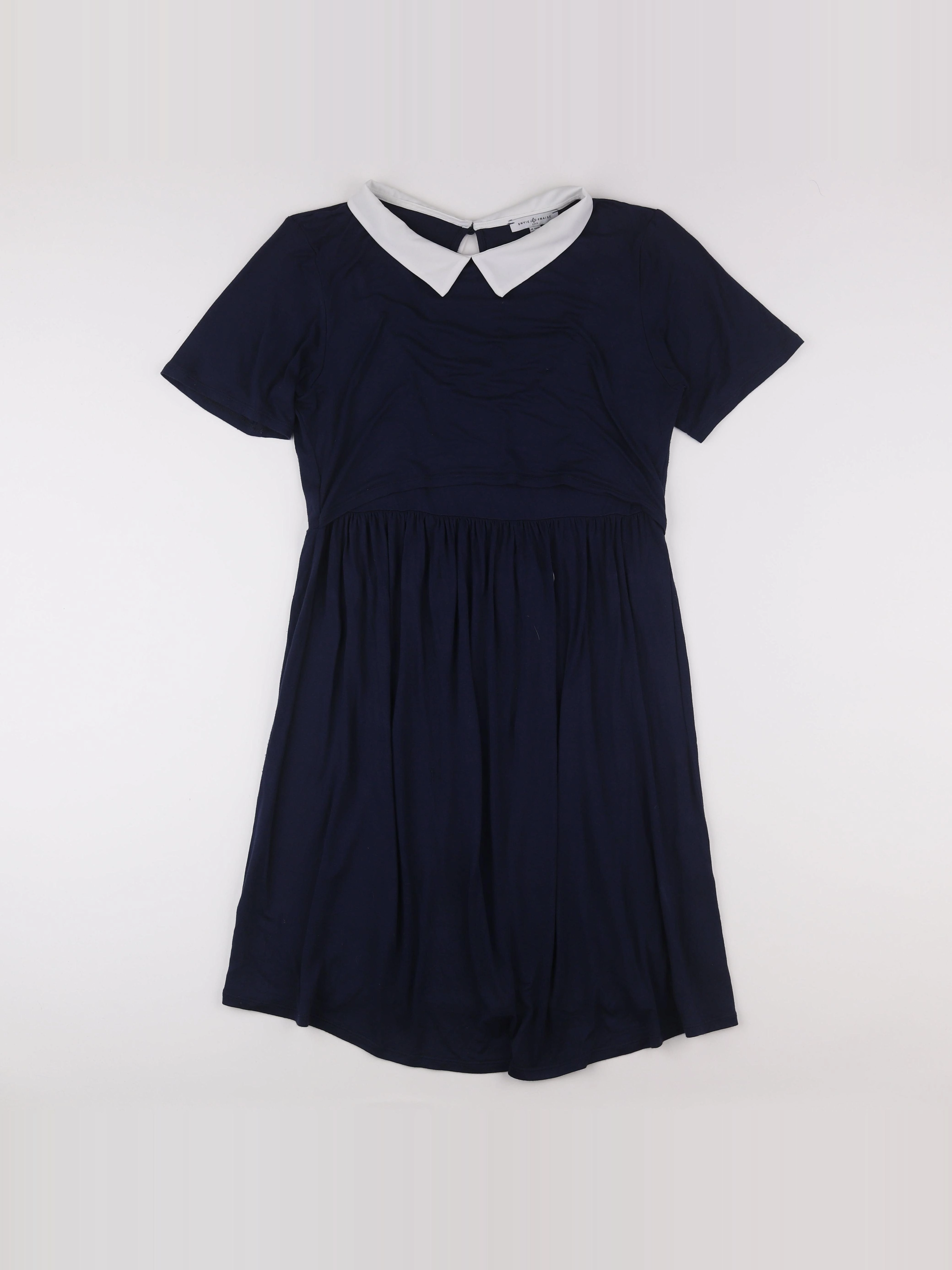 Envie de fraise - robe grossesse bleu - 44 à 46