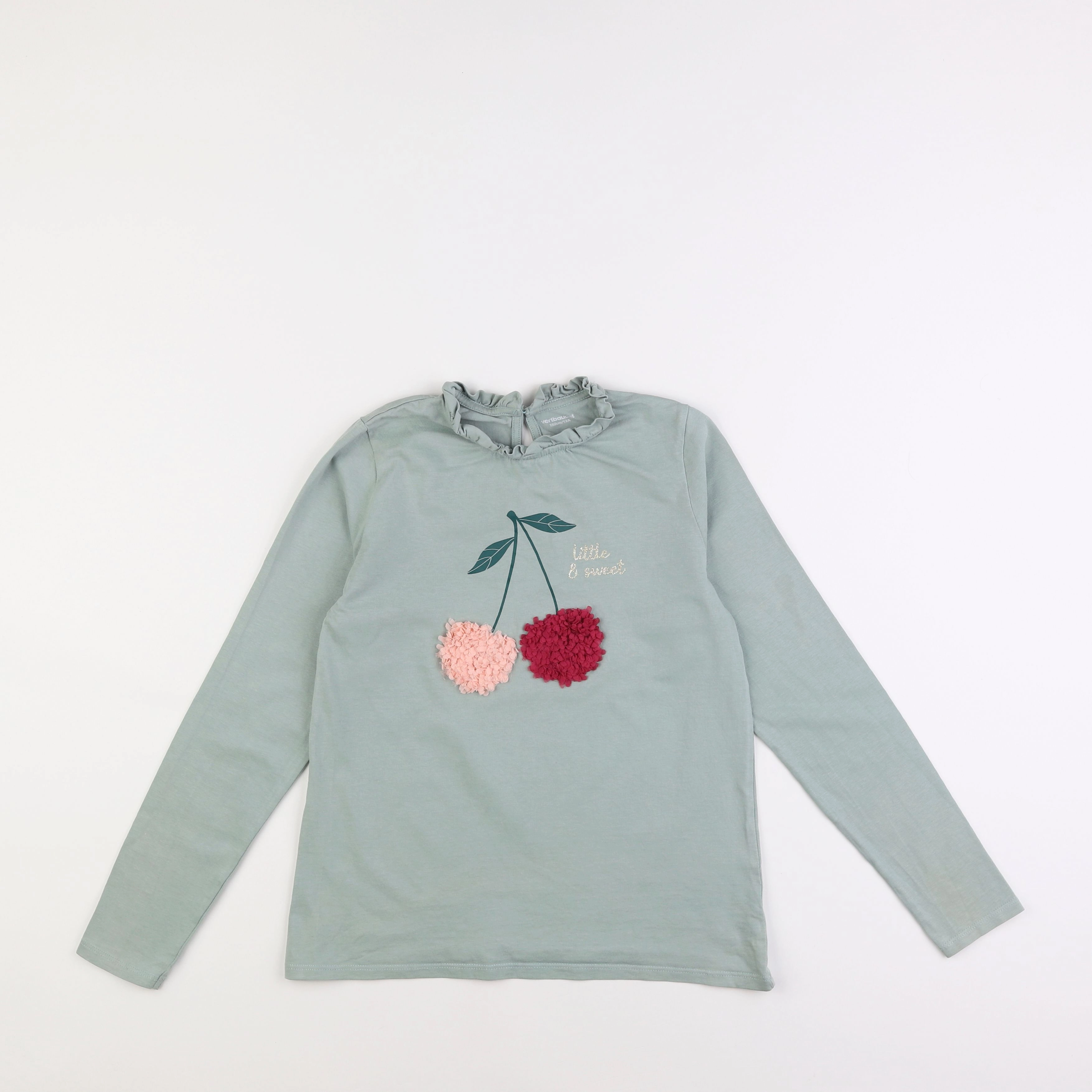 Vertbaudet - tee-shirt vert - 12 ans