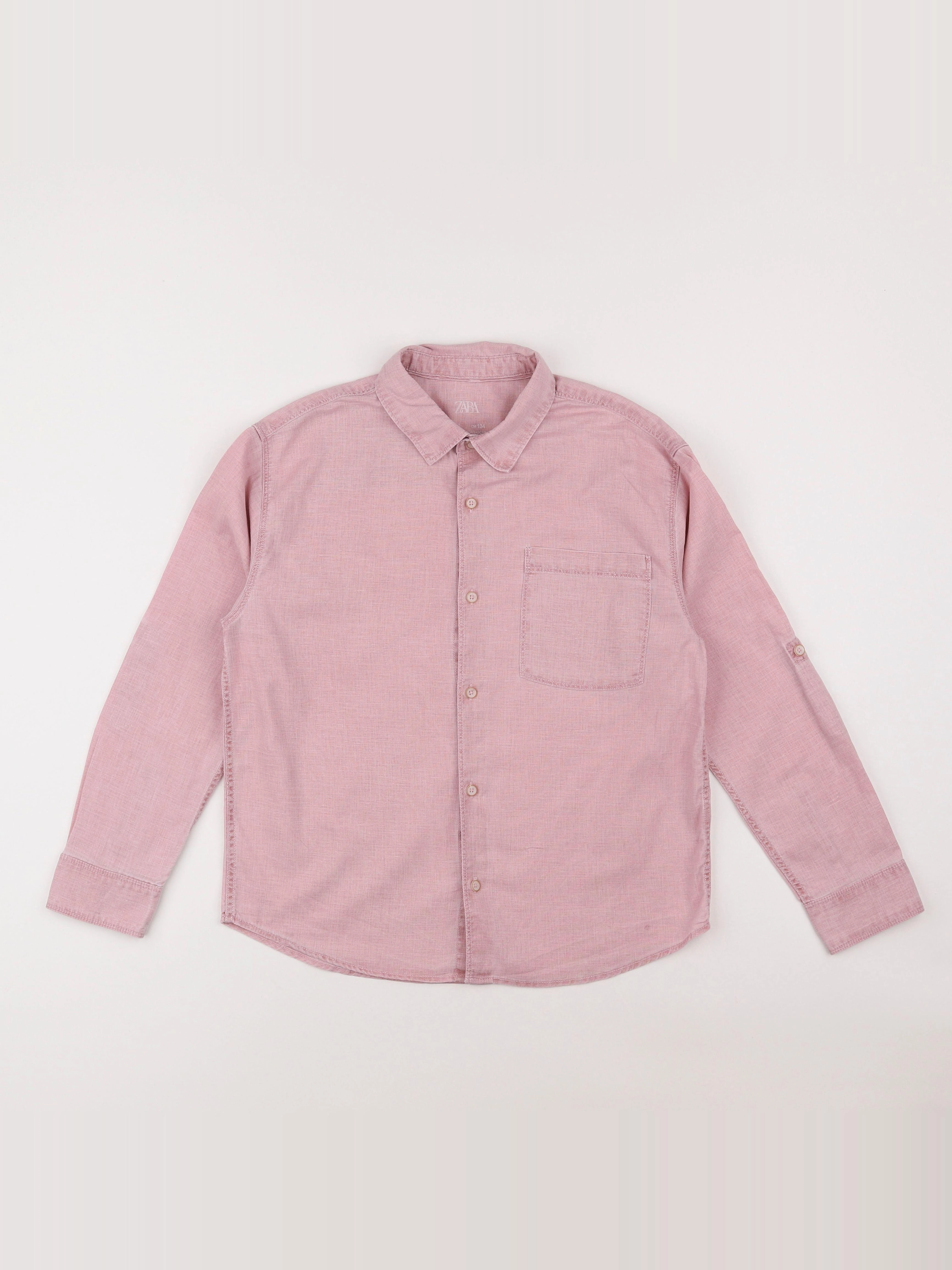 Zara - chemise rose - 9 ans