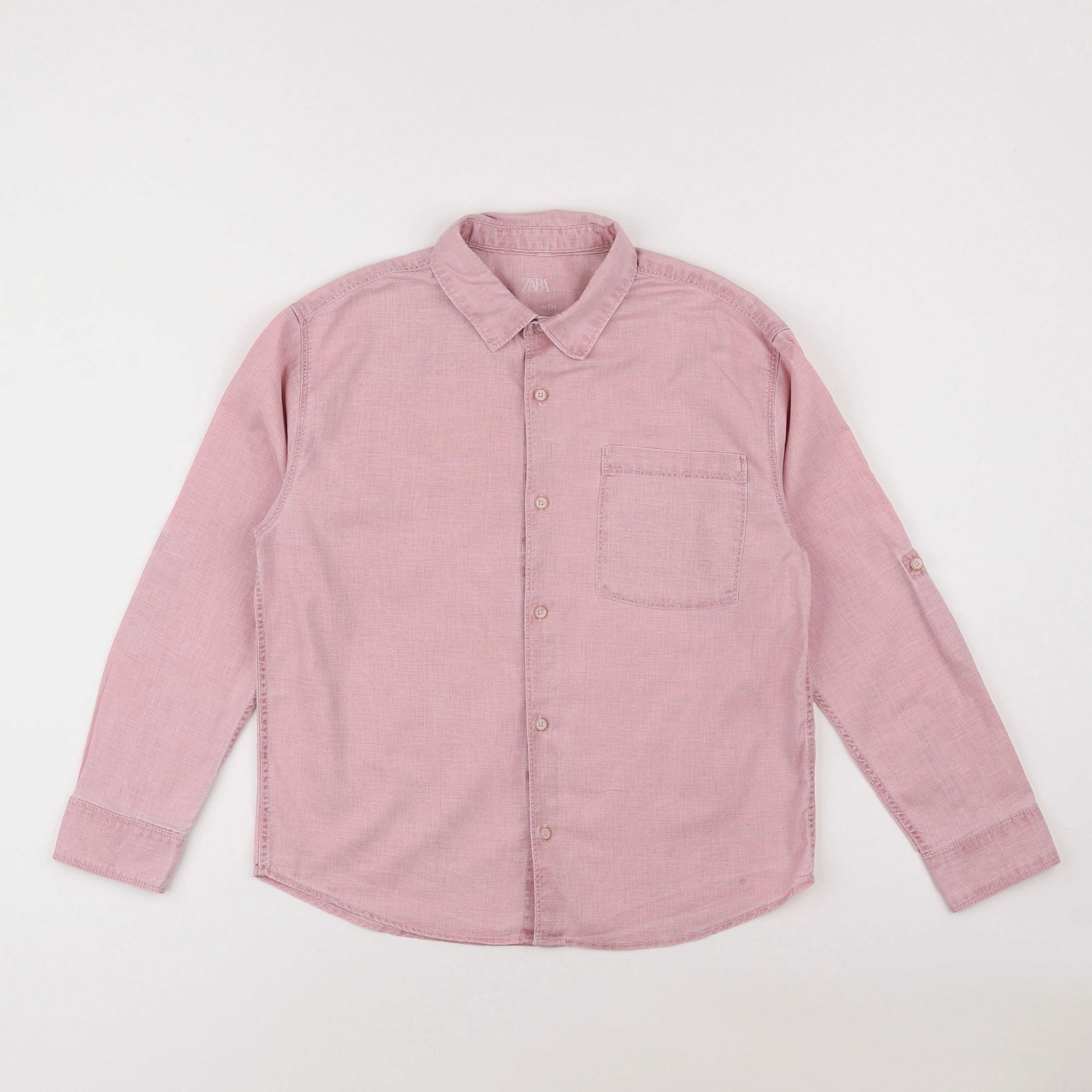 Zara - chemise rose - 9 ans